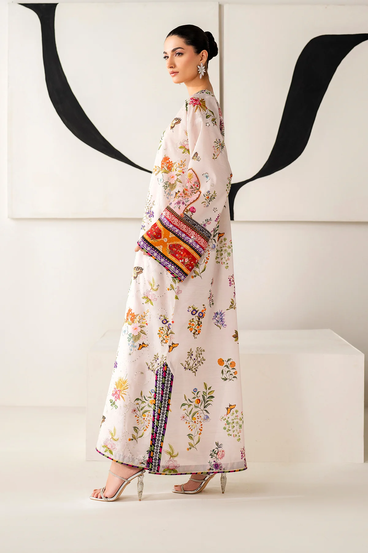 EMBROIDERED RAW SILK PR-1163 - Image 2