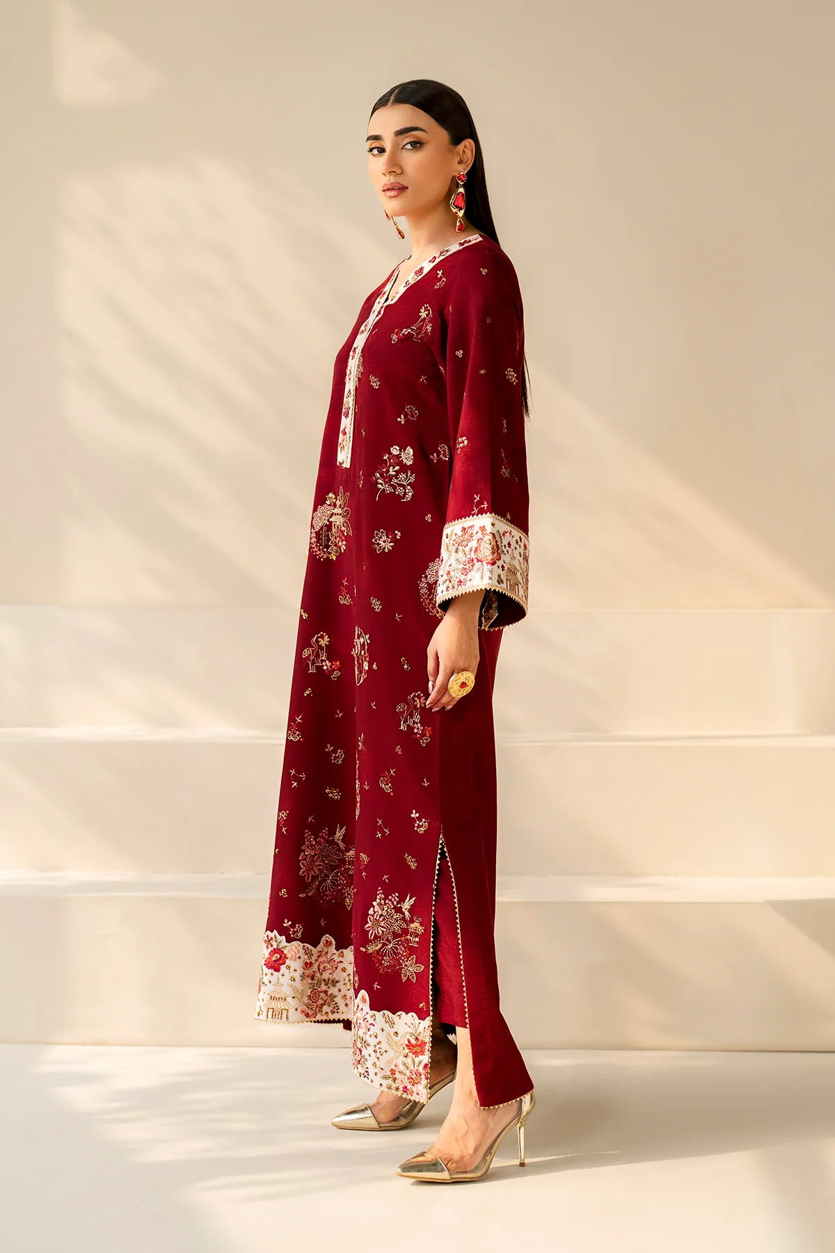 EMBROIDERED RAW SILK PR-1177 - Image 2