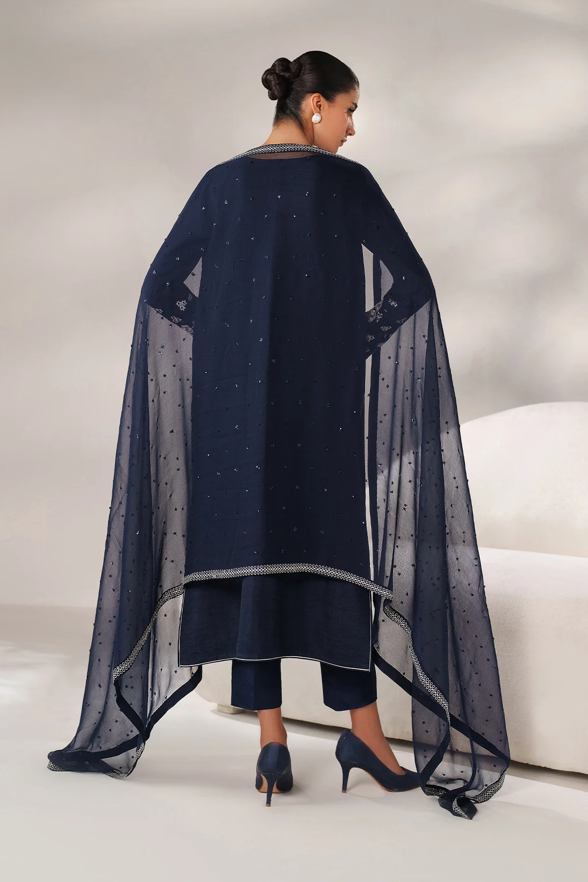 EMBROIDERED RAW SILK PR-1249 - Image 2