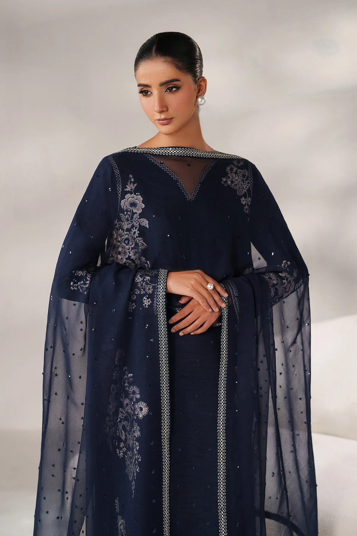 EMBROIDERED RAW SILK PR-1249 - Image 5