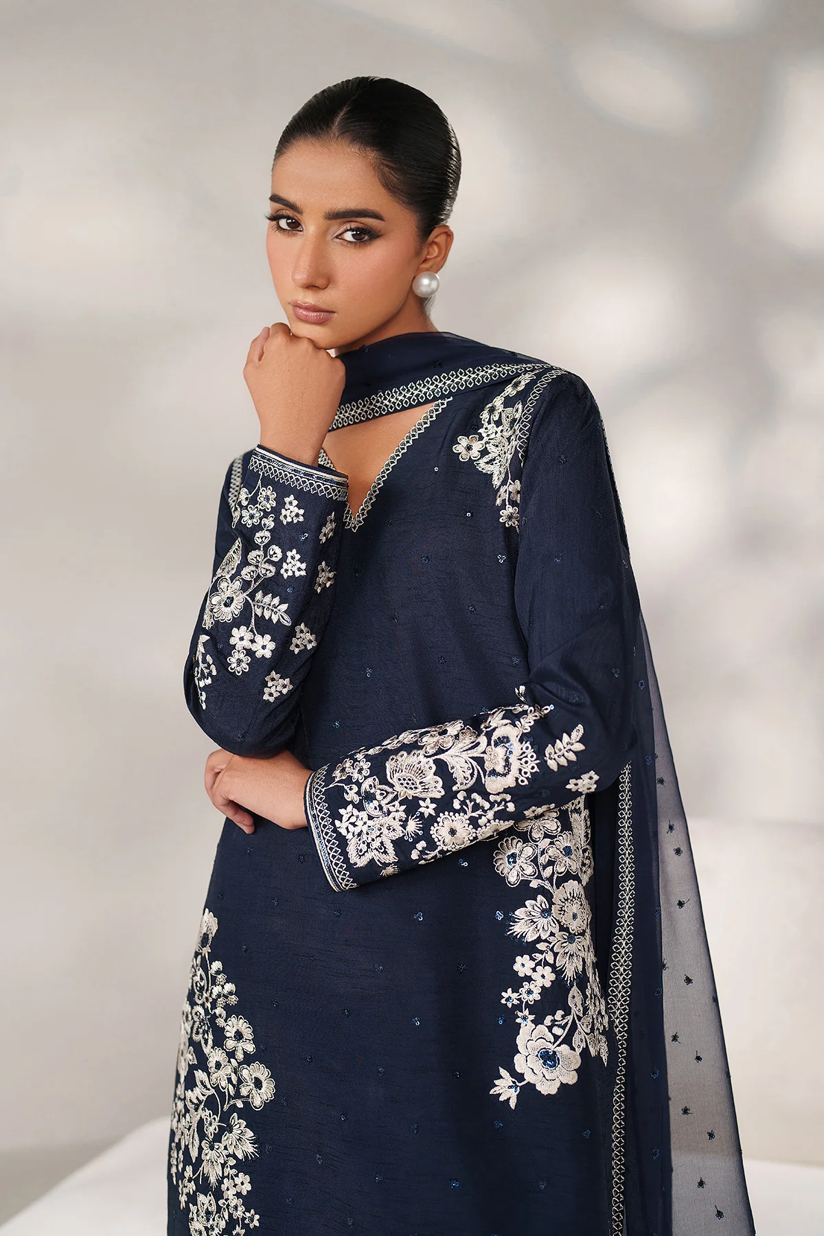 EMBROIDERED RAW SILK PR-1249 - Image 6