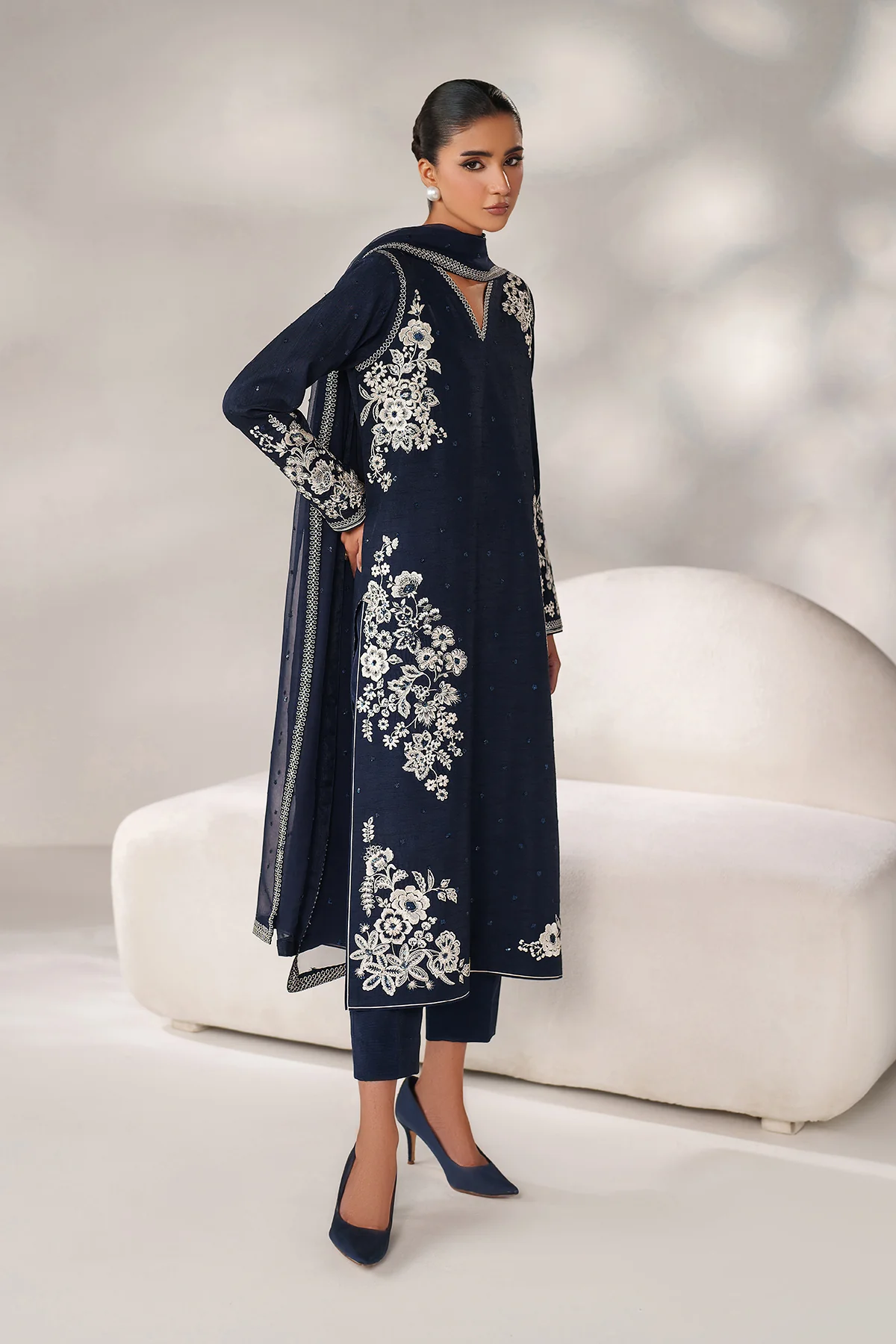 EMBROIDERED RAW SILK PR-1249 - Image 9