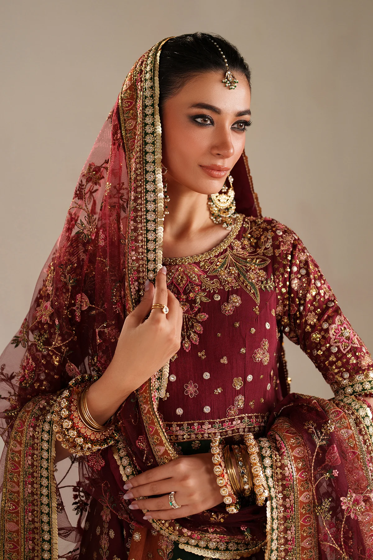EMBROIDERED RAW SILK SF-4366 - Image 5