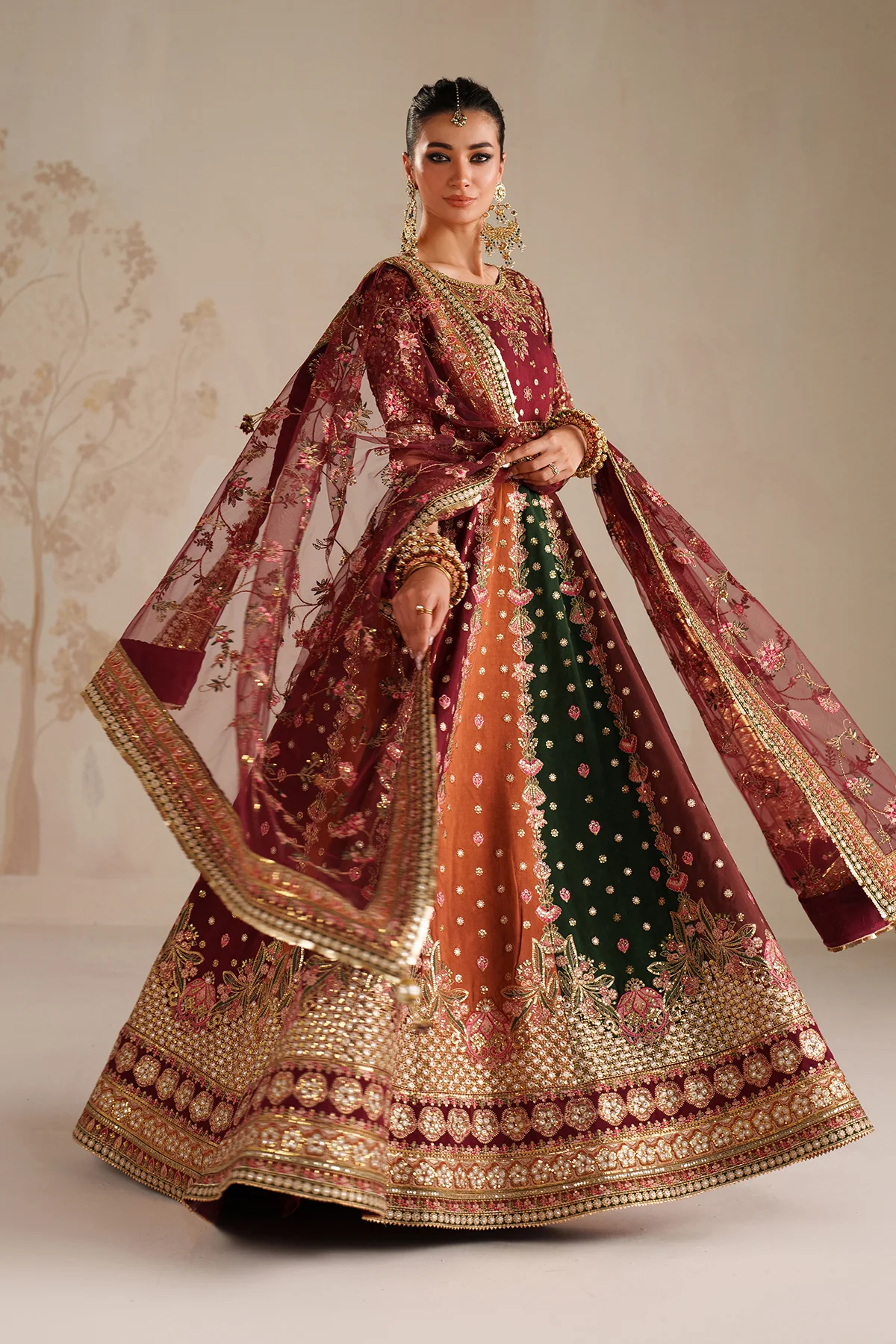 EMBROIDERED RAW SILK SF-4366 - Image 8
