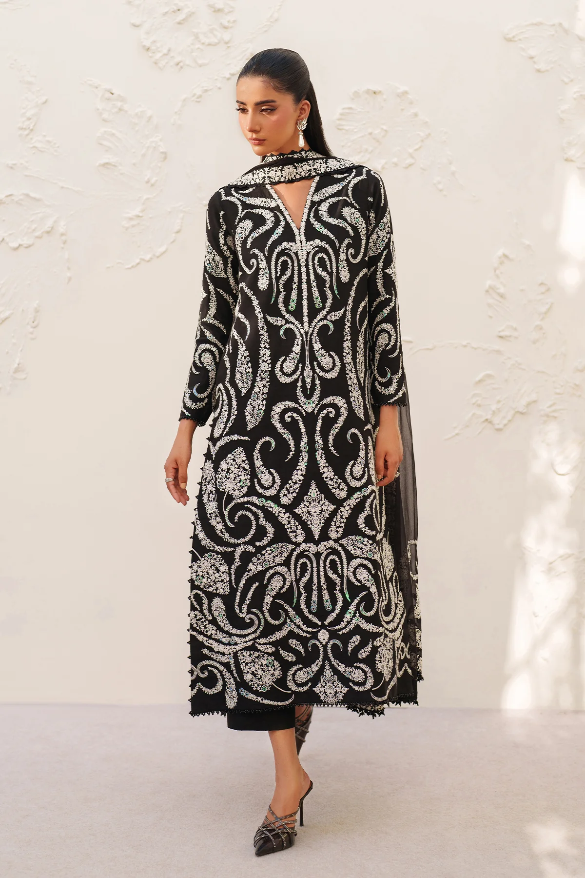 EMBROIDERED RAW SILK SF-4381 - Image 10