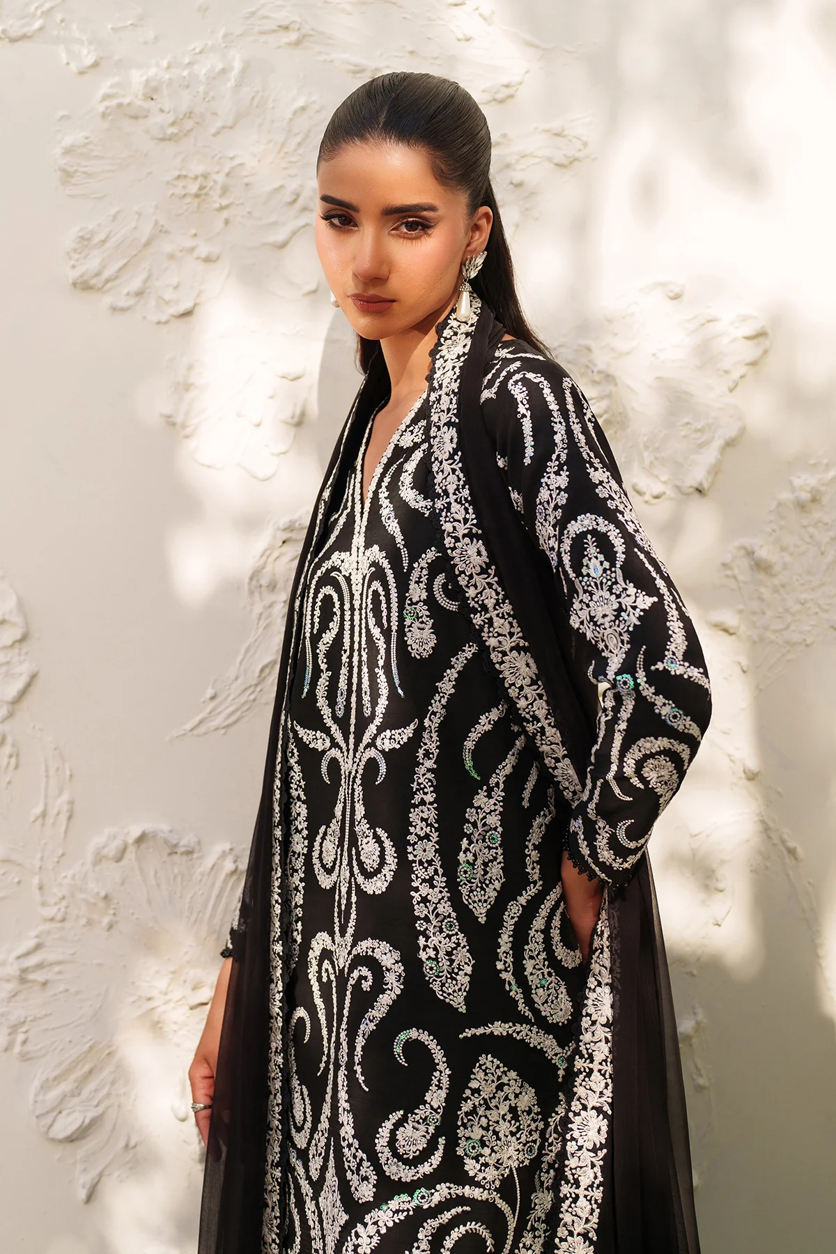 EMBROIDERED RAW SILK SF-4381 - Image 7