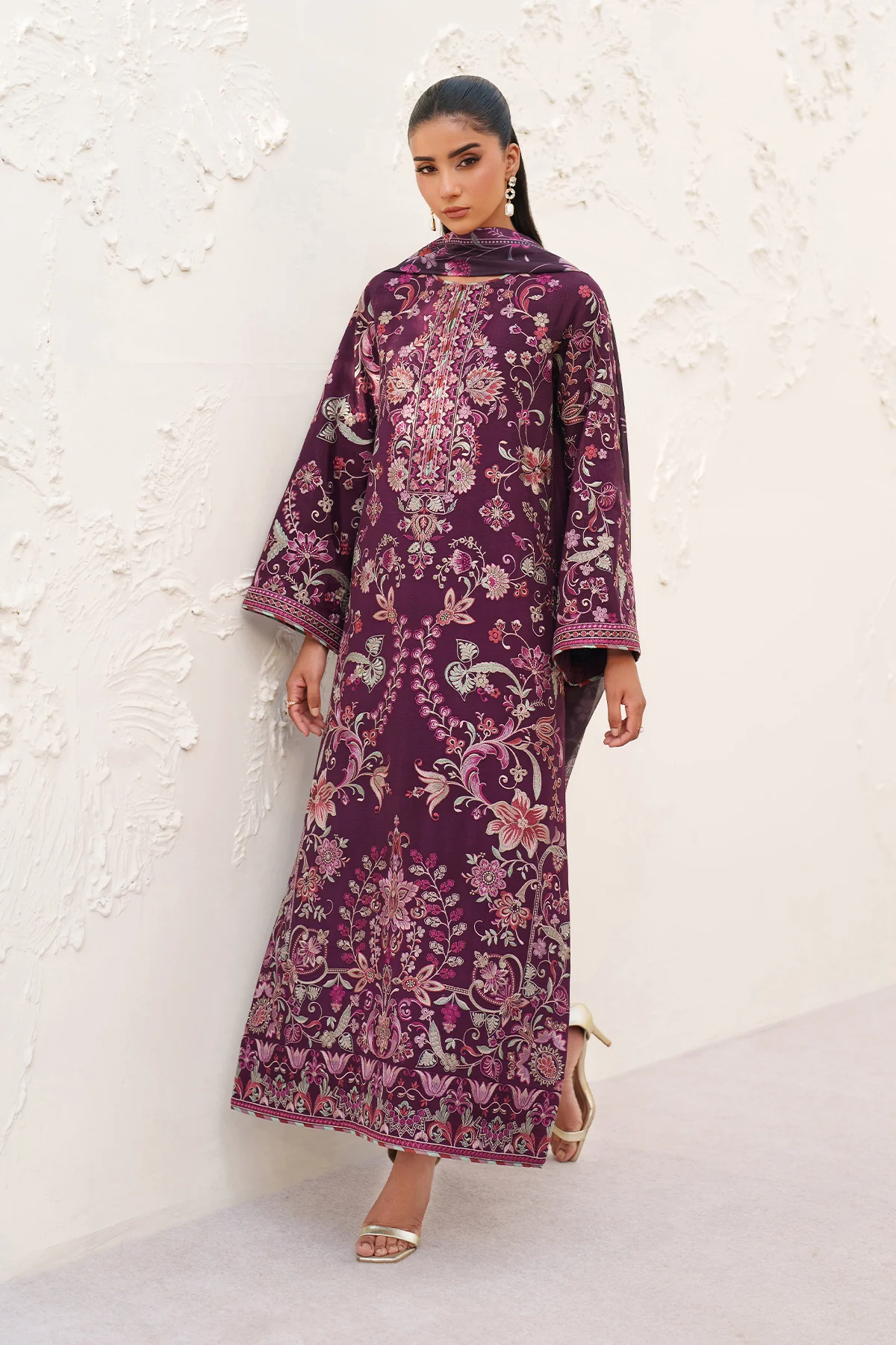 EMBROIDERED RAW SILK SF-4382 - Image 10