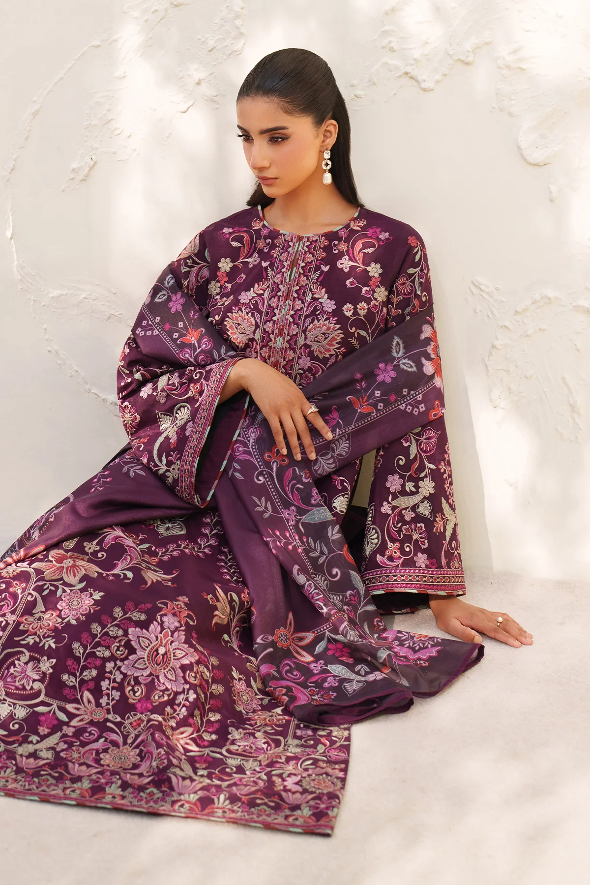 EMBROIDERED RAW SILK SF-4382 - Image 11