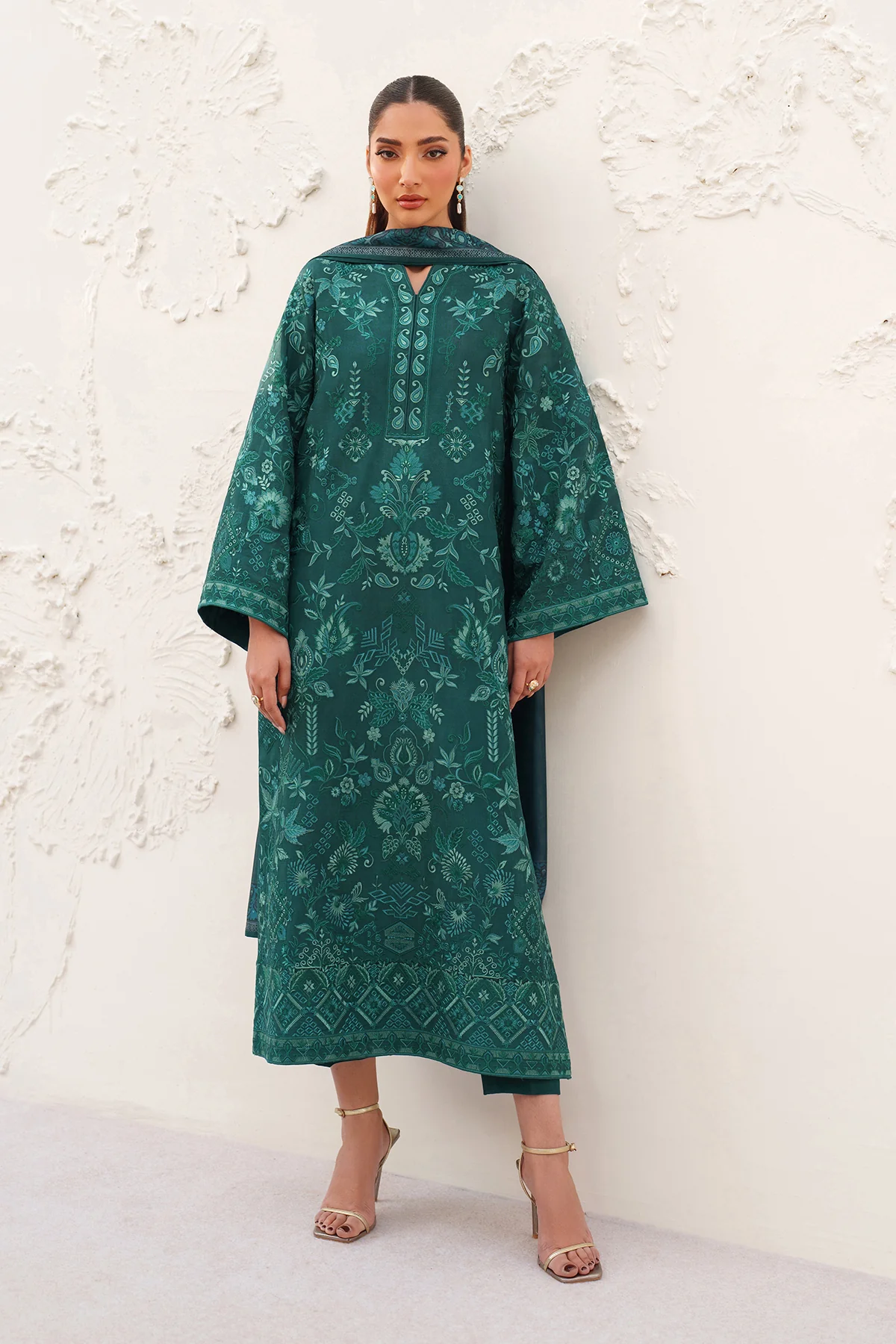 EMBROIDERED RAW SILK SF-4383 - Image 11