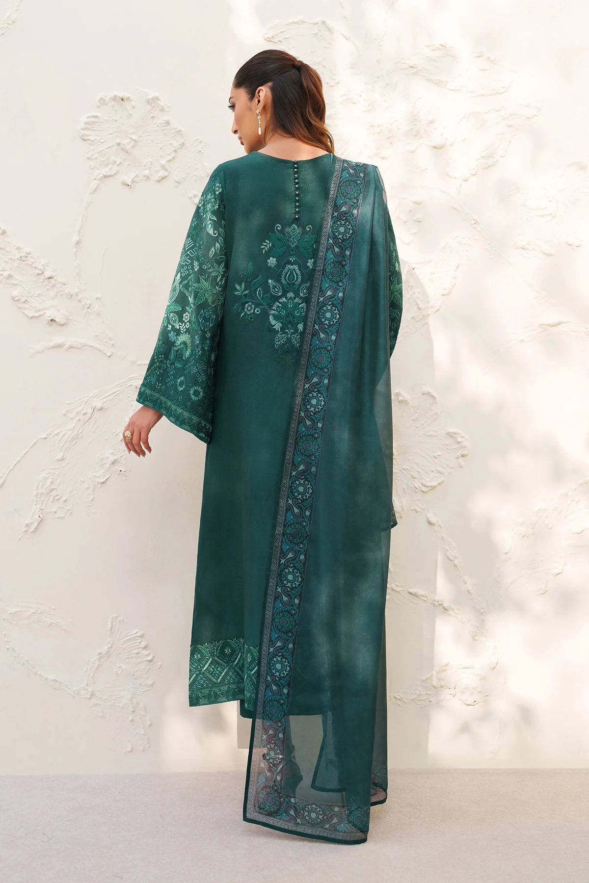 EMBROIDERED RAW SILK SF-4383 - Image 2