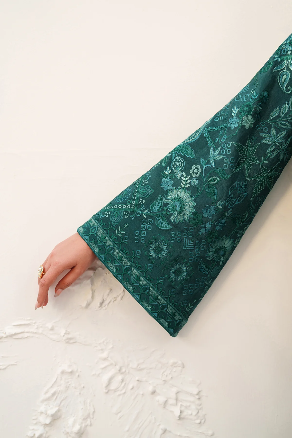 EMBROIDERED RAW SILK SF-4383 - Image 6