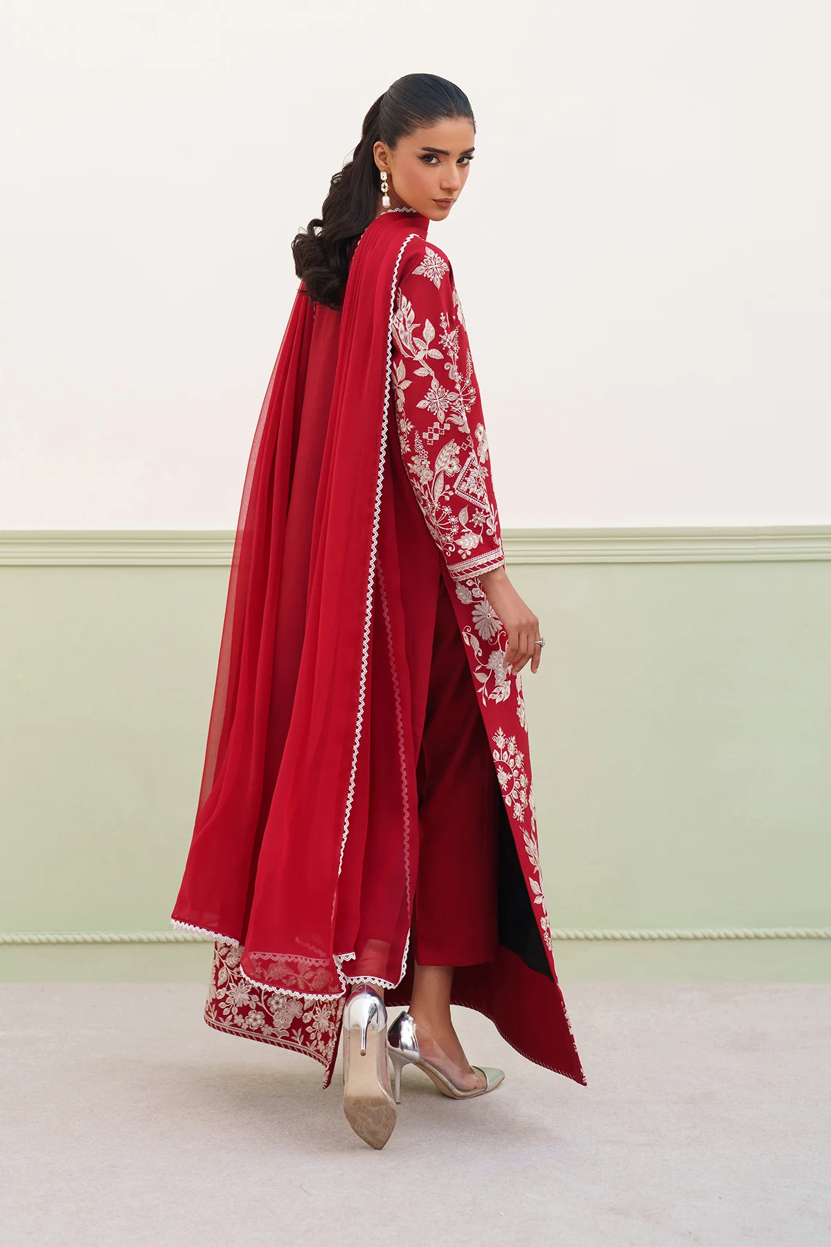 EMBROIDERED RAW SILK SF-4386 - Image 2
