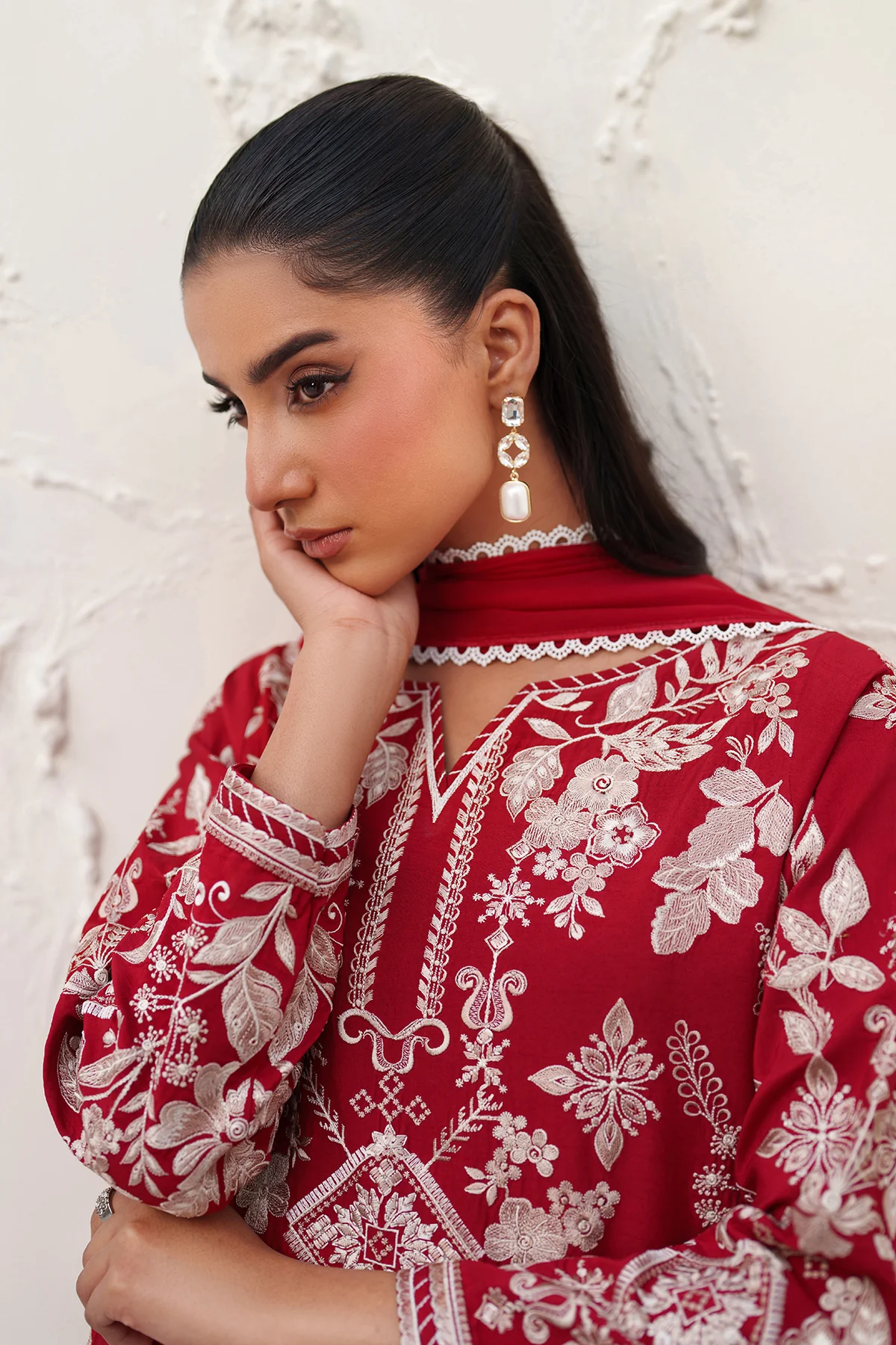 EMBROIDERED RAW SILK SF-4386 - Image 3