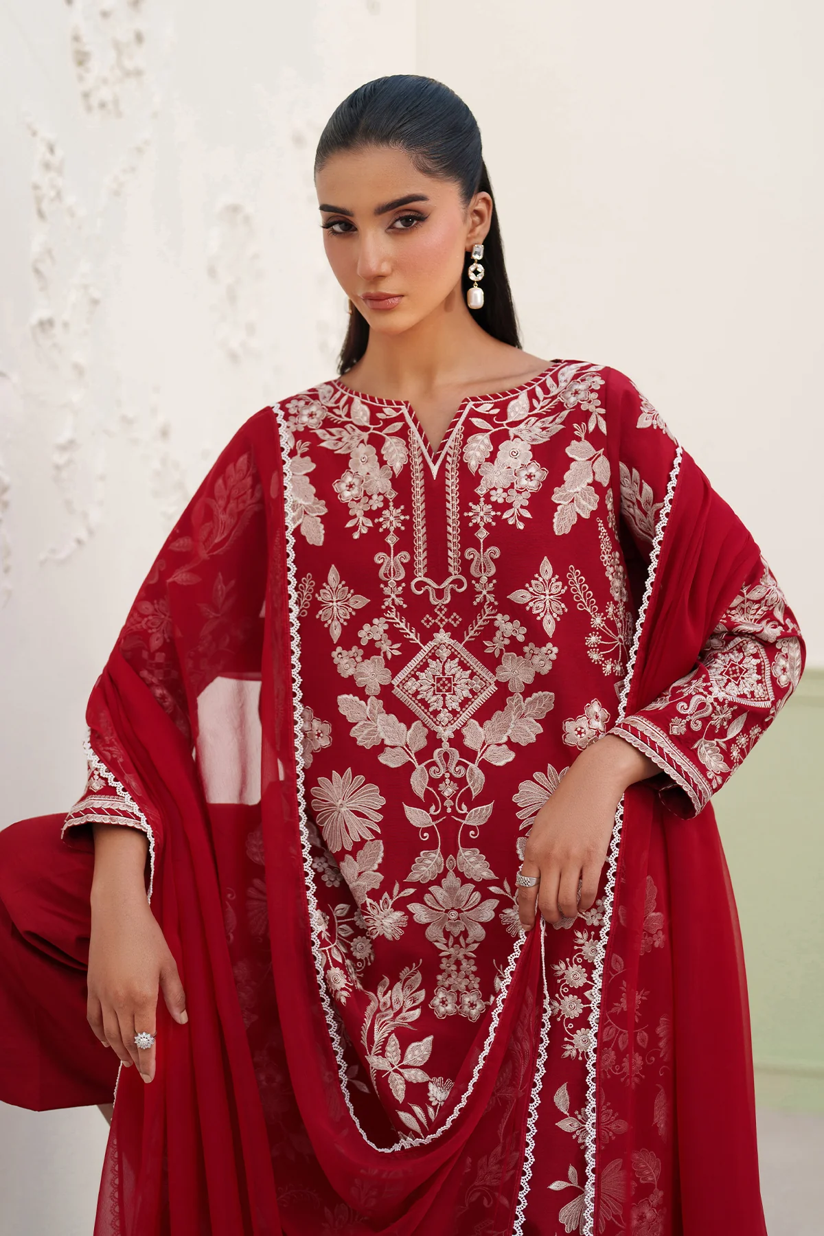 EMBROIDERED RAW SILK SF-4386 - Image 5