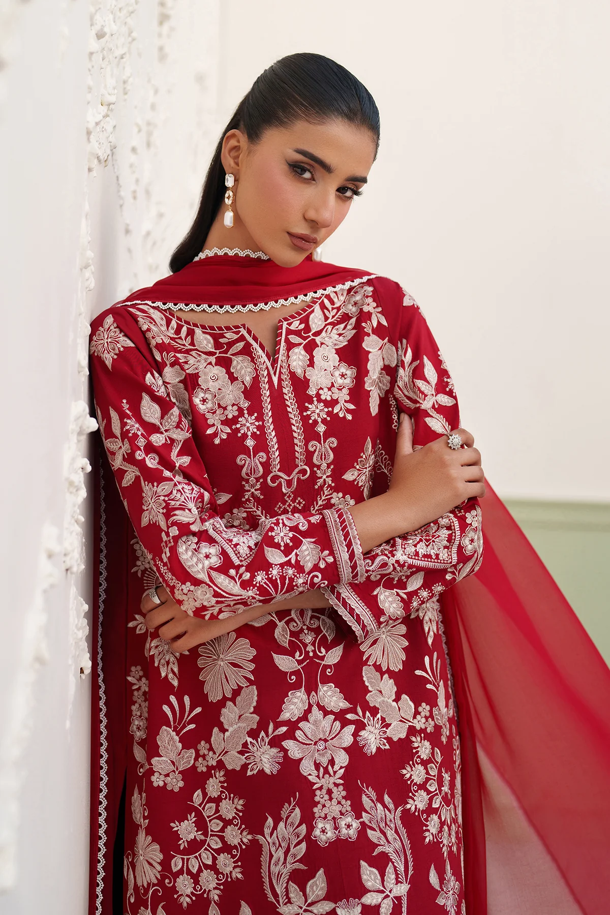 EMBROIDERED RAW SILK SF-4386 - Image 6