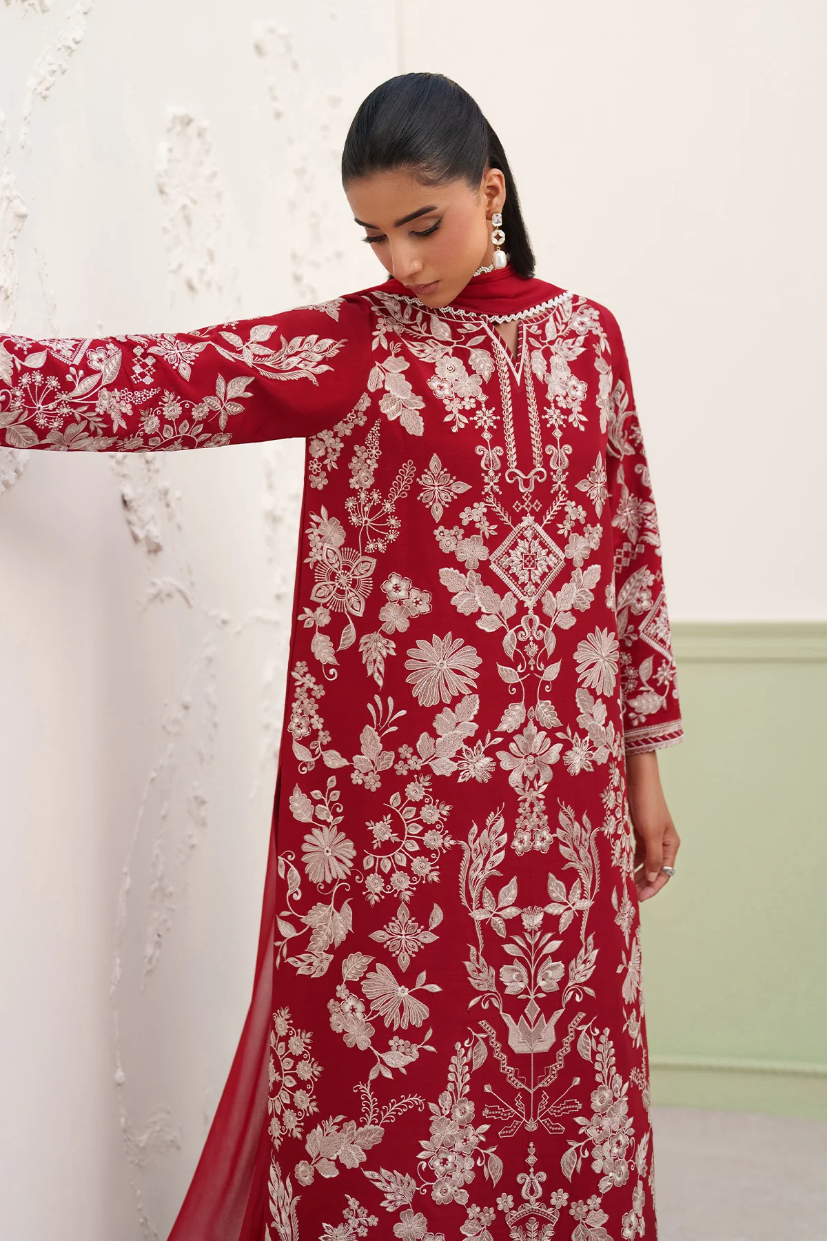 EMBROIDERED RAW SILK SF-4386 - Image 7