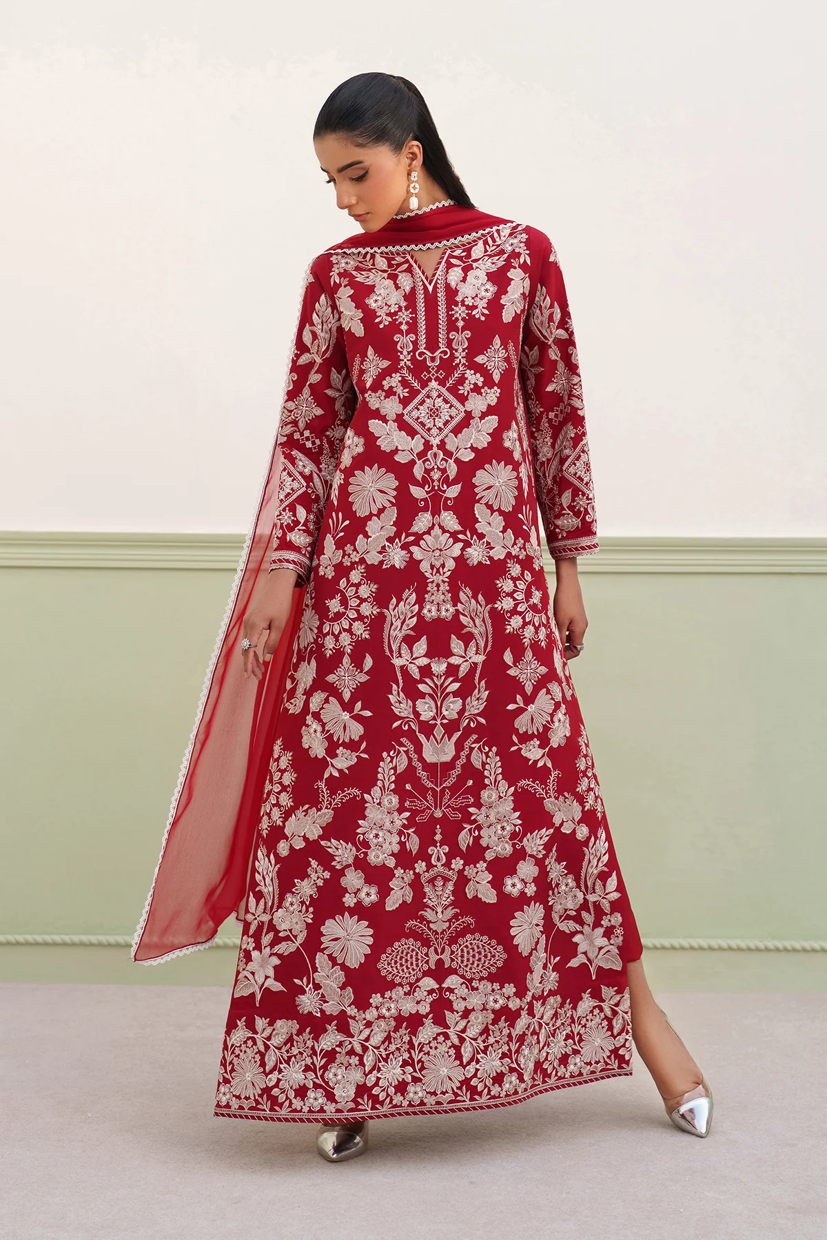 EMBROIDERED RAW SILK SF-4386 - Image 8