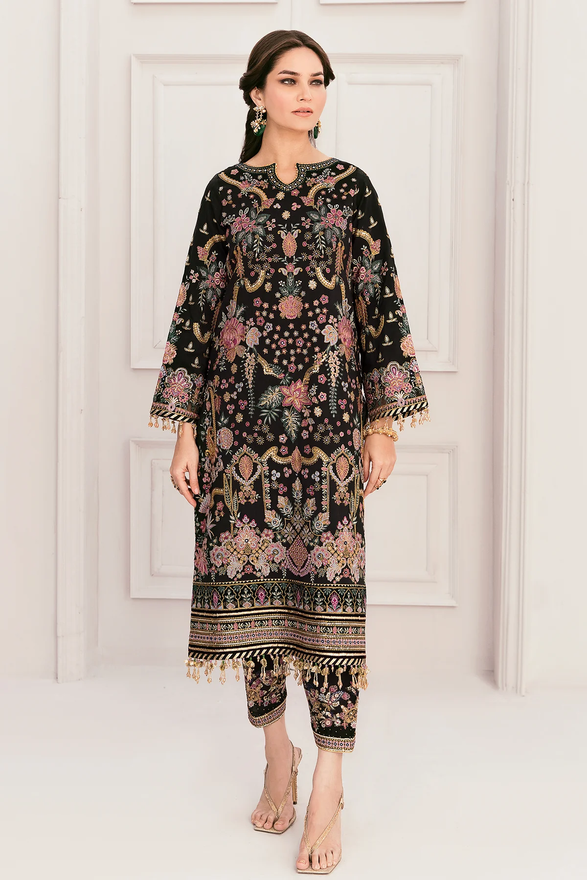 EMBROIDERED SILK CH11-04 STITCHED - Image 3