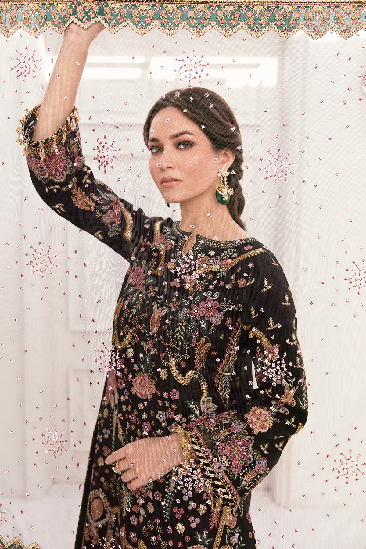 EMBROIDERED SILK CH11-04 STITCHED - Image 5
