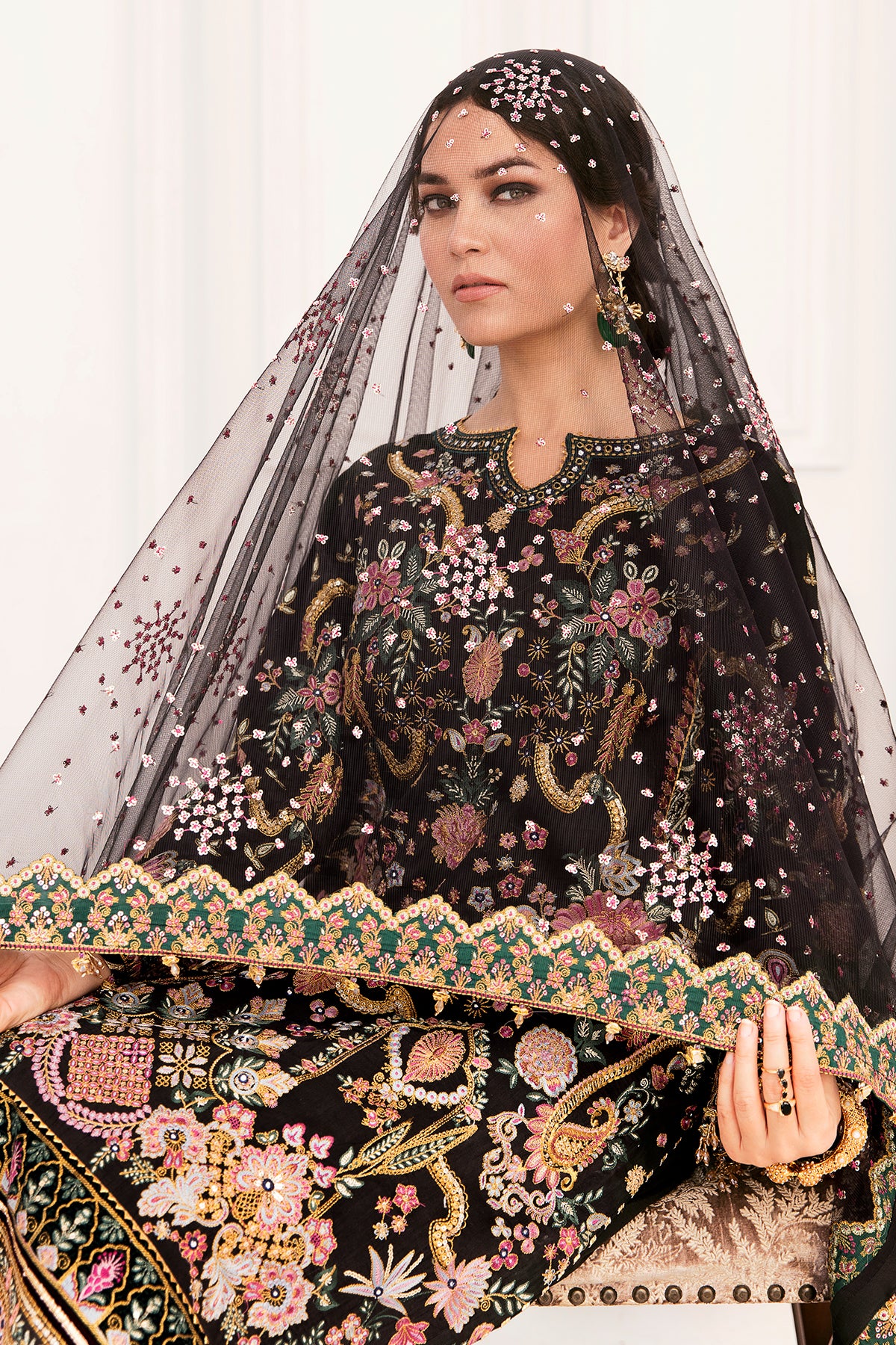 EMBROIDERED SILK CH11-04 STITCHED - Image 6