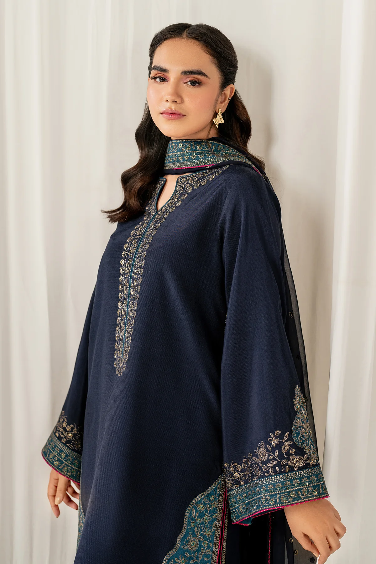 EMBROIDERED SILK SF-4049 - Image 3