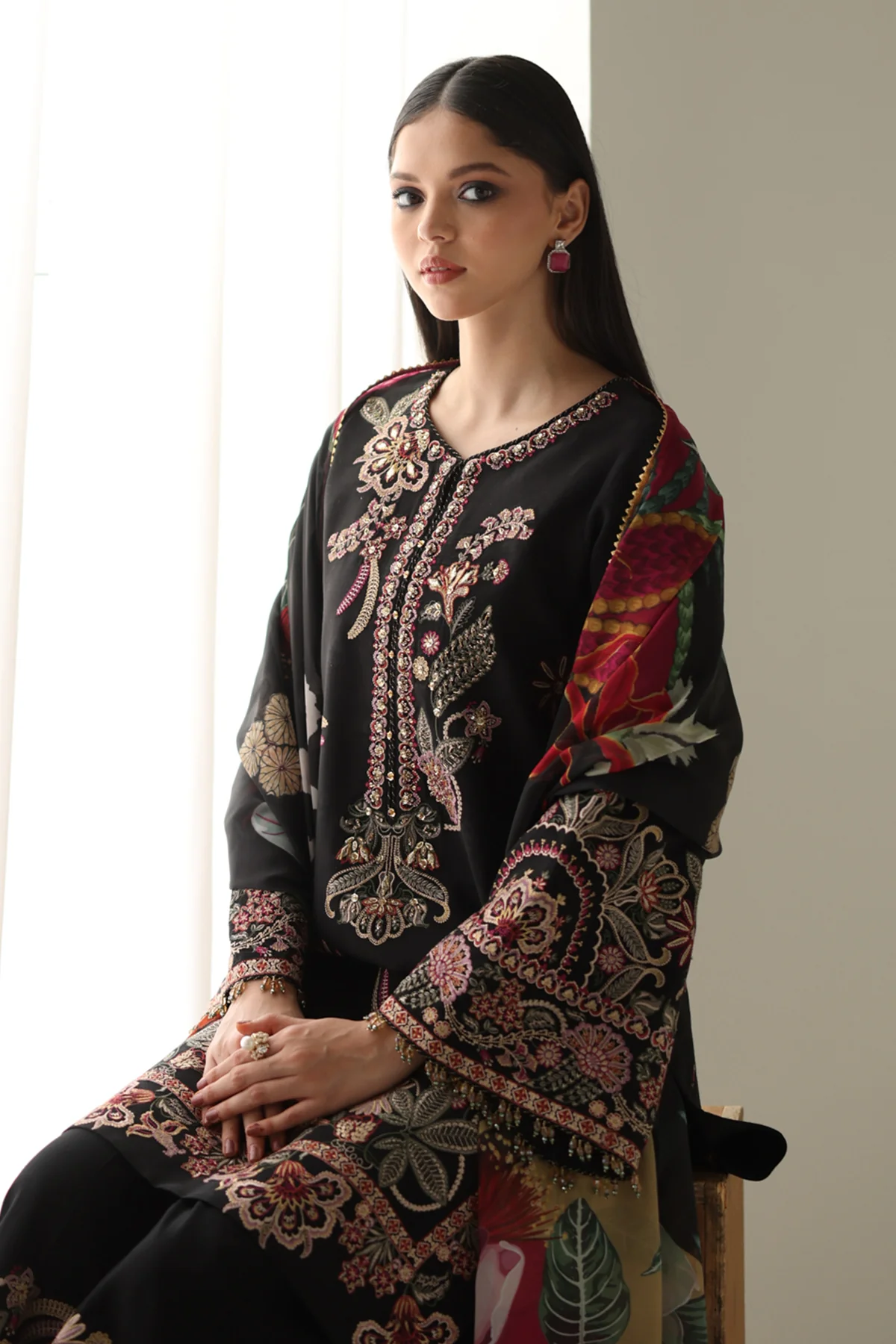 EMBROIDERED SILK SF-4175 - Image 5