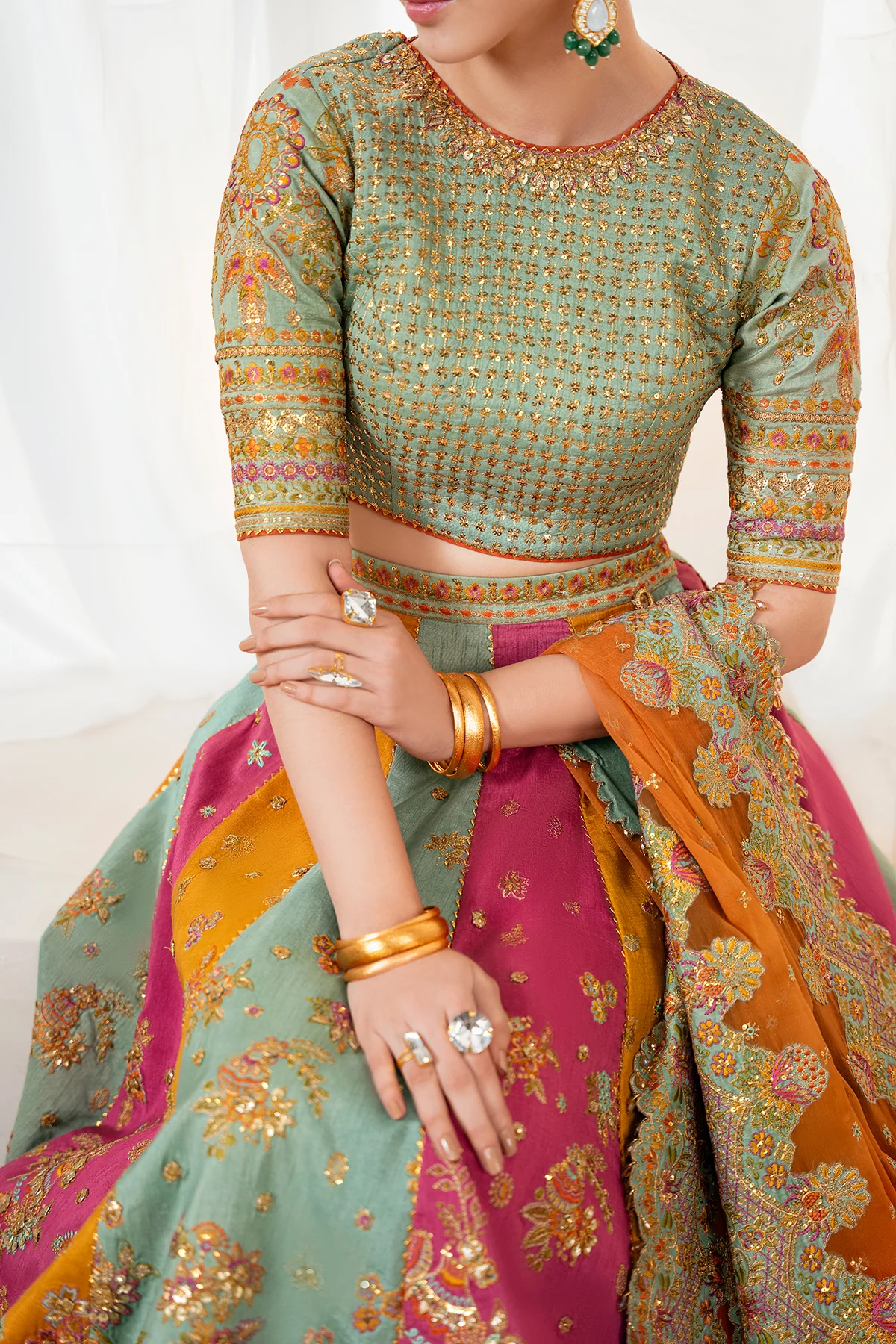 EMBROIDERED SILK UF-4036 - Image 6