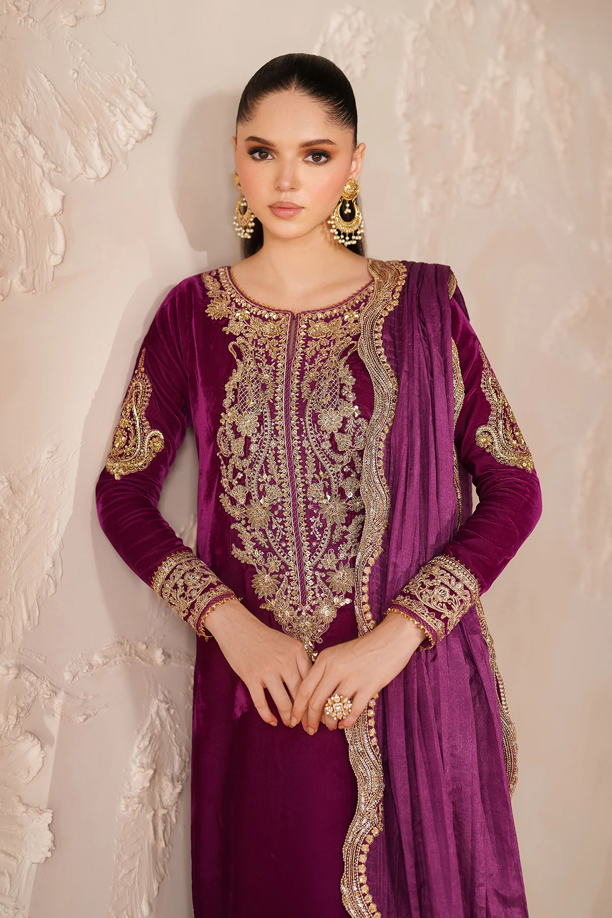 EMBROIDERED VELVET PR-1205 - Image 3