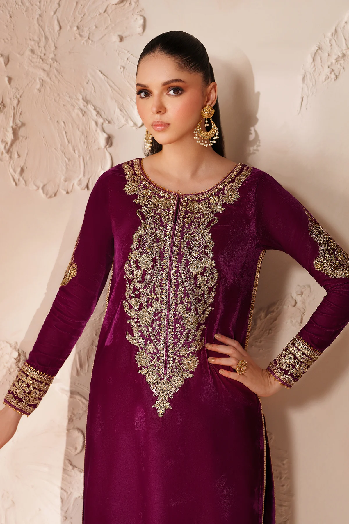 EMBROIDERED VELVET PR-1205 - Image 4