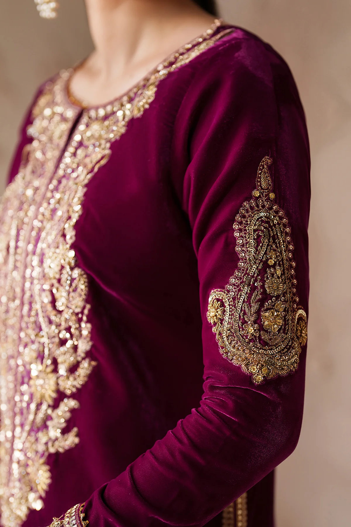 EMBROIDERED VELVET PR-1205 - Image 5