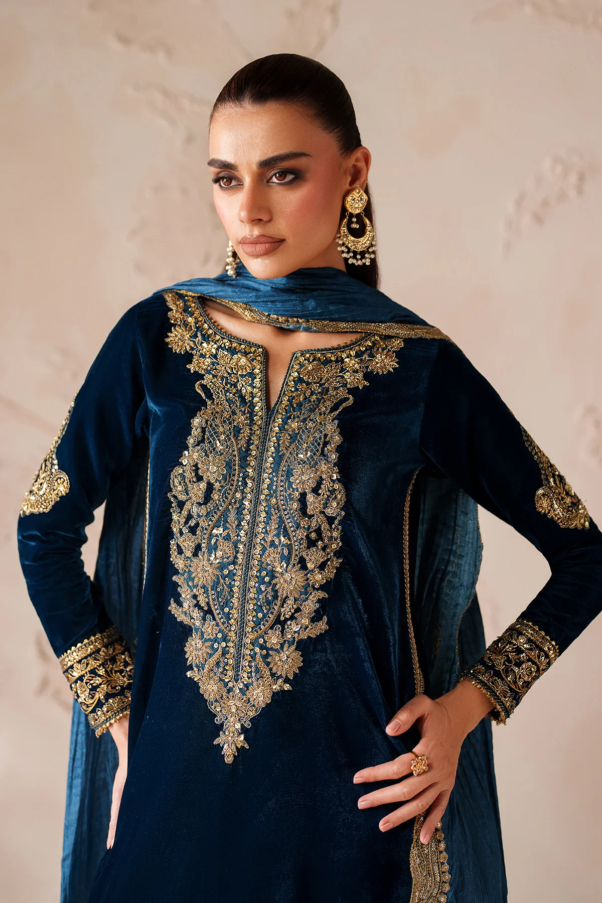 EMBROIDERED VELVET PR-1206 - Image 5