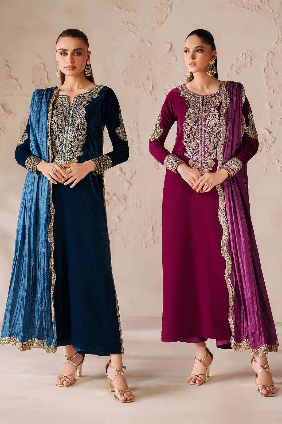 EMBROIDERED VELVET PR-1206 - Image 9