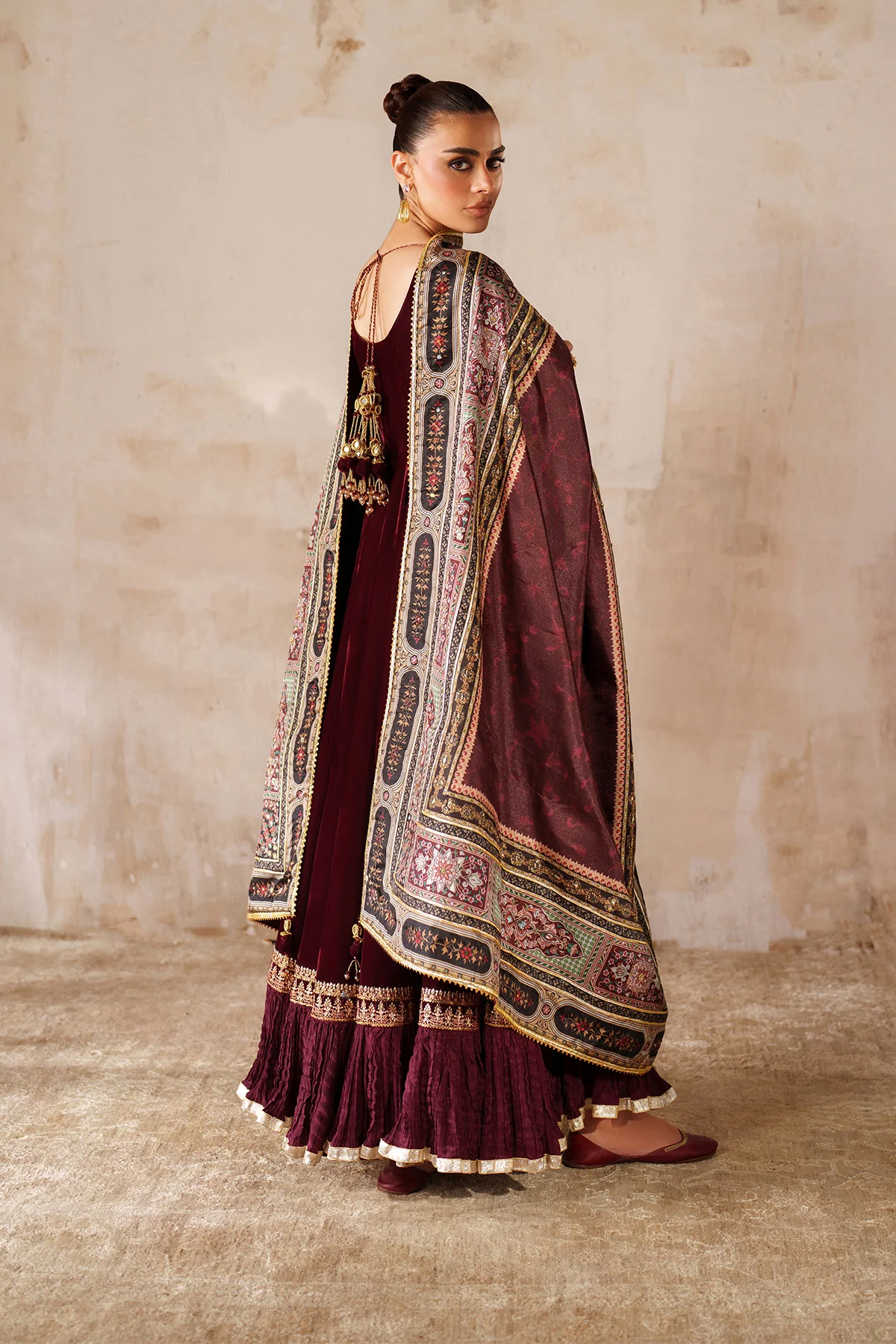 EMBROIDERED VELVET PR-1207 - Image 2