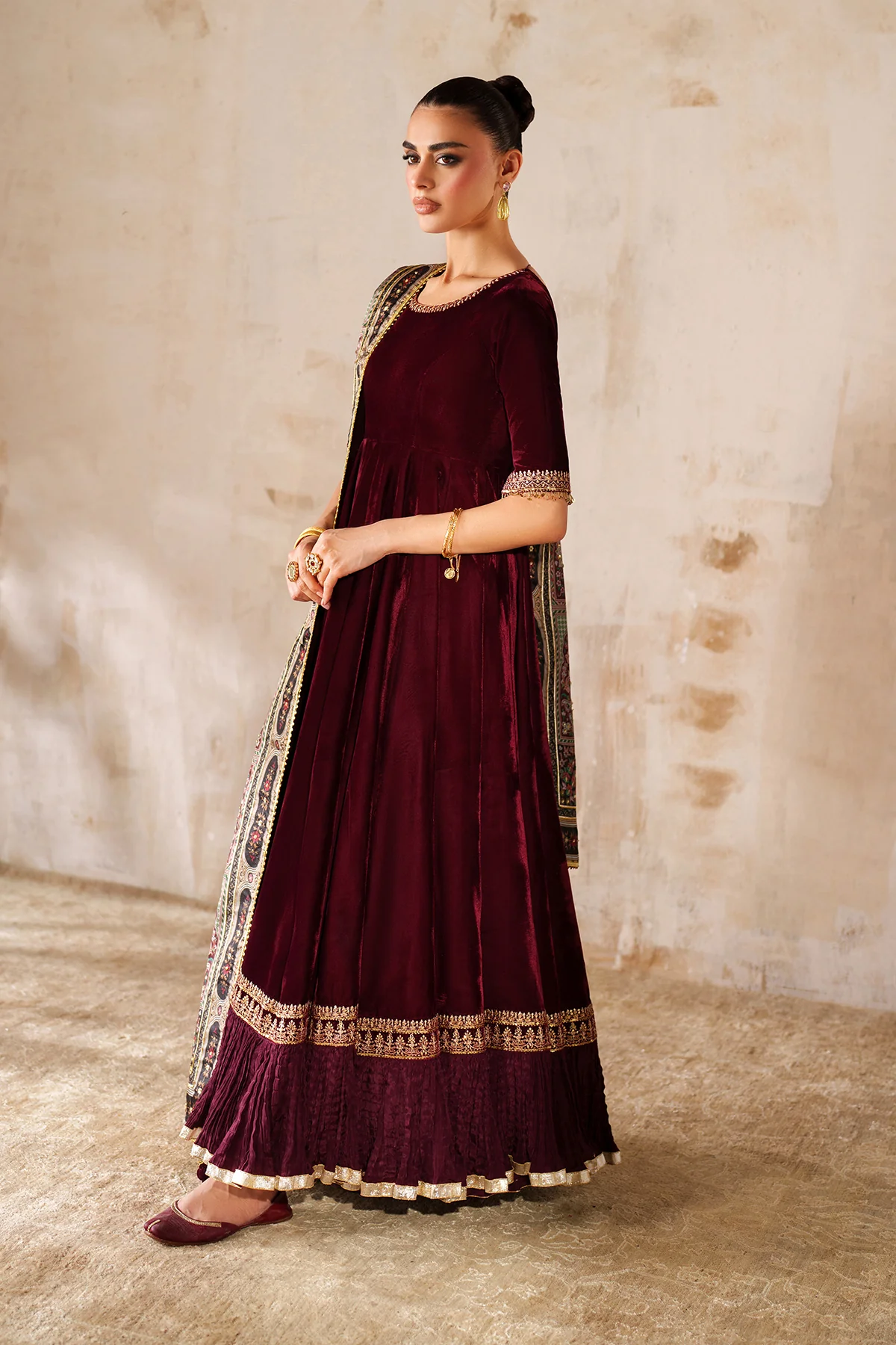 EMBROIDERED VELVET PR-1207 - Image 3