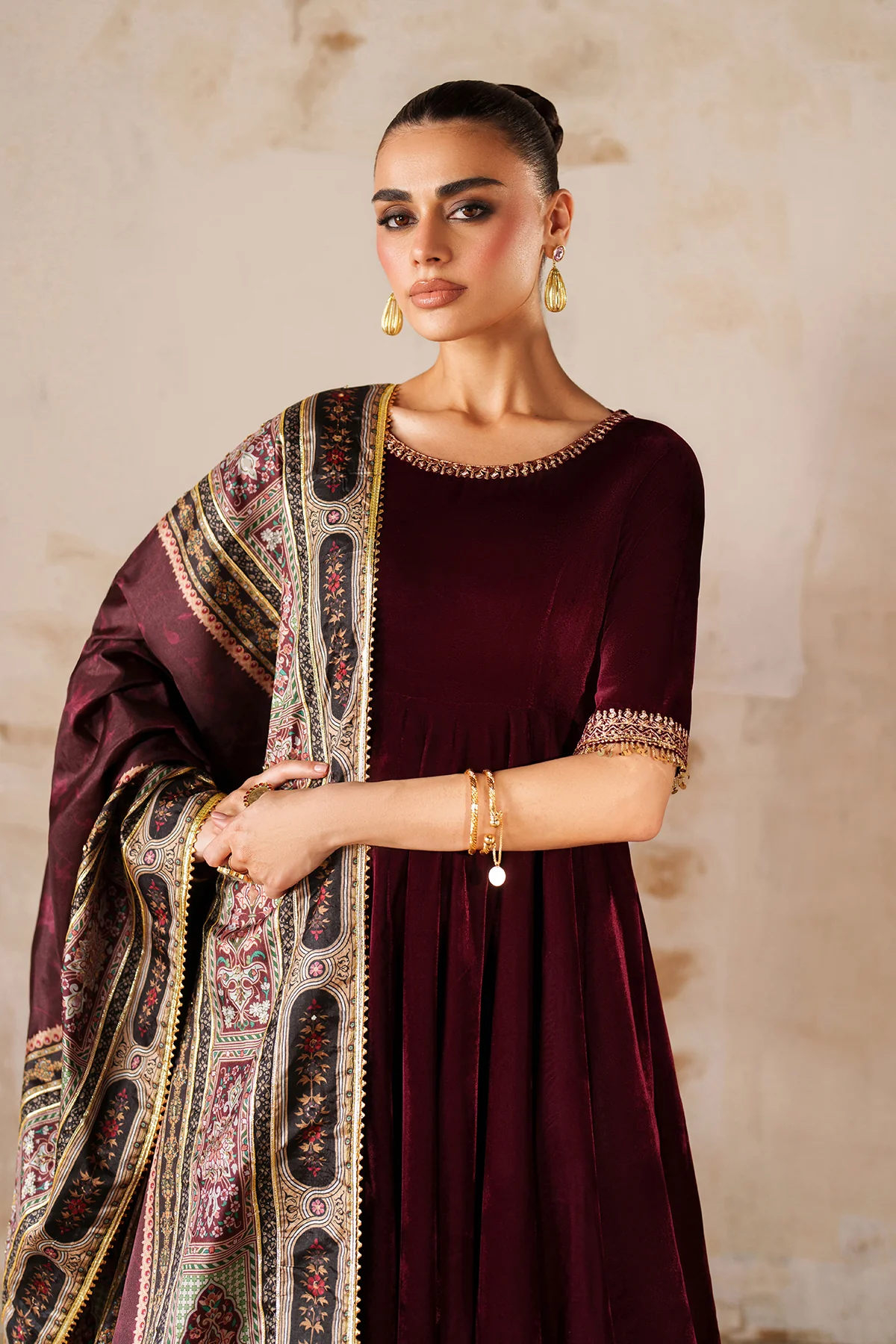 EMBROIDERED VELVET PR-1207 - Image 5
