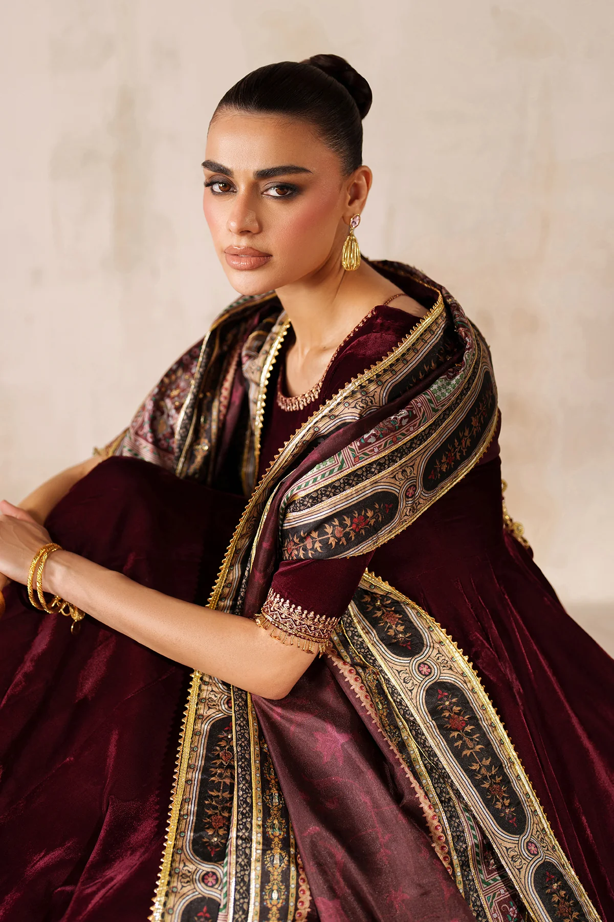 EMBROIDERED VELVET PR-1207 - Image 6