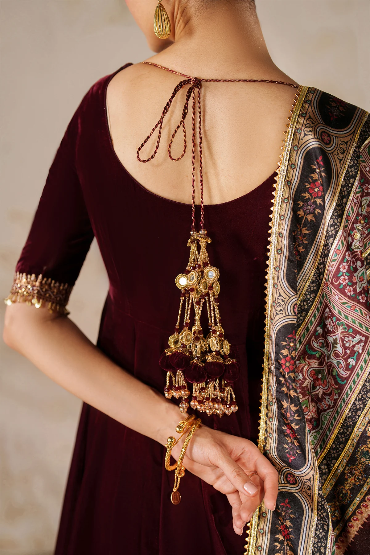 EMBROIDERED VELVET PR-1207 - Image 7