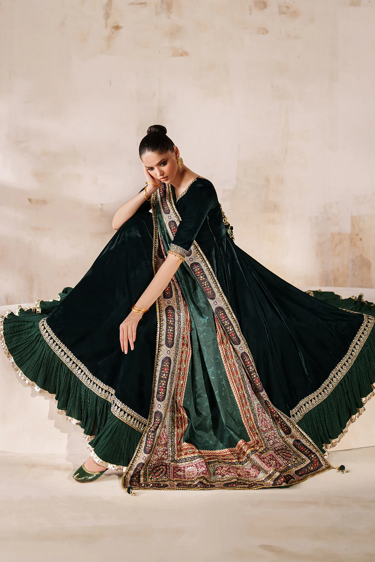 EMBROIDERED VELVET PR-1208 - Image 4