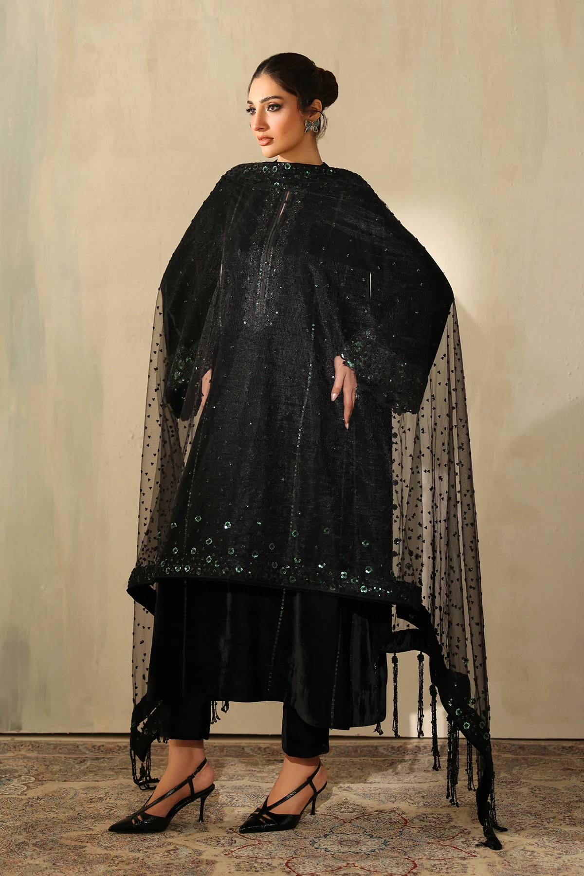 EMBROIDERED VELVET PR-1222 - Image 4