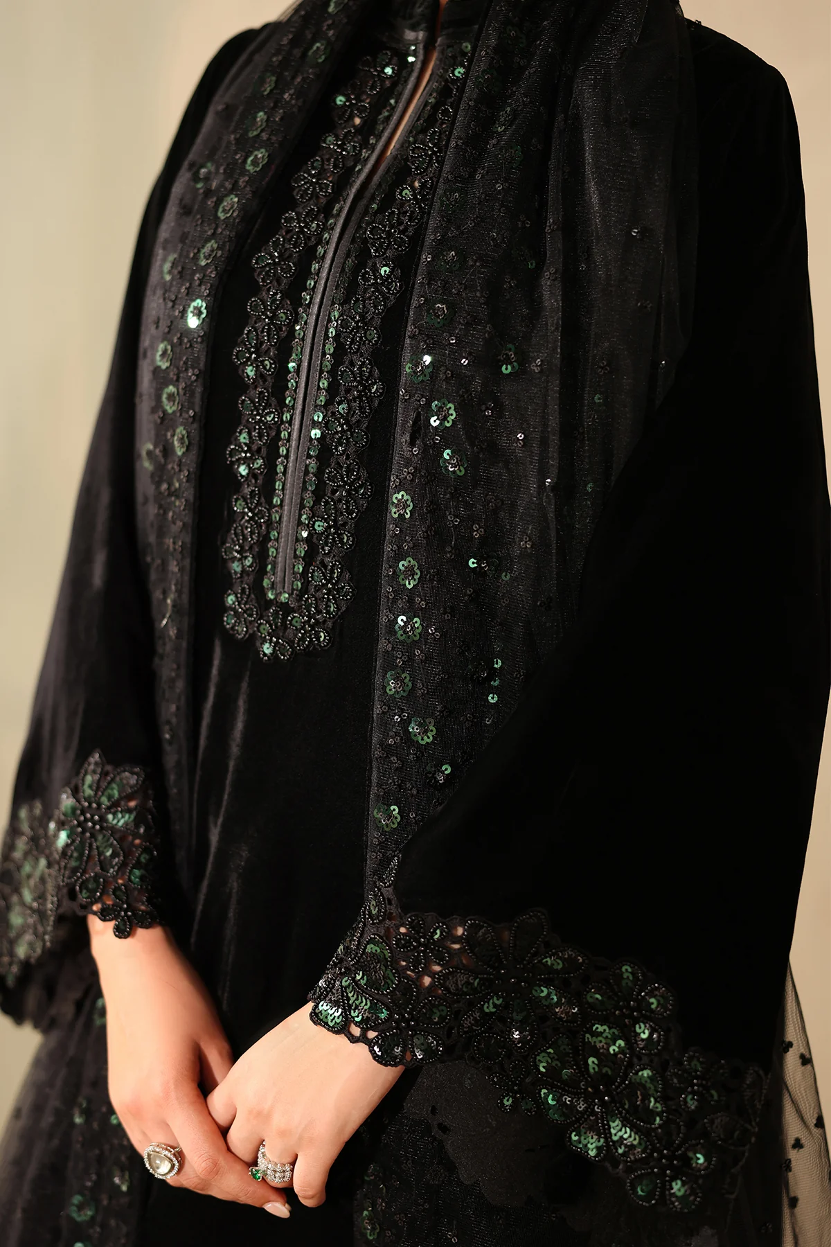 EMBROIDERED VELVET PR-1222 - Image 6