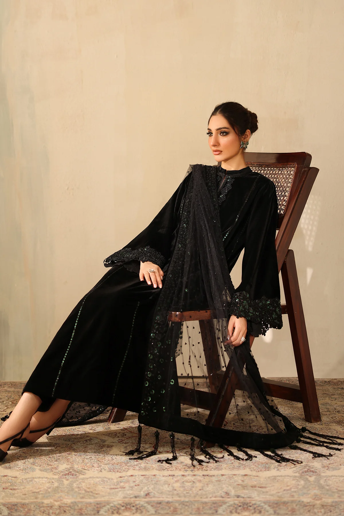 EMBROIDERED VELVET PR-1222 - Image 7