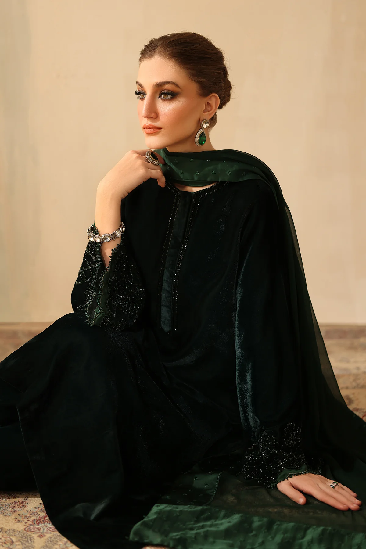 EMBROIDERED VELVET PR-1223 - Image 5