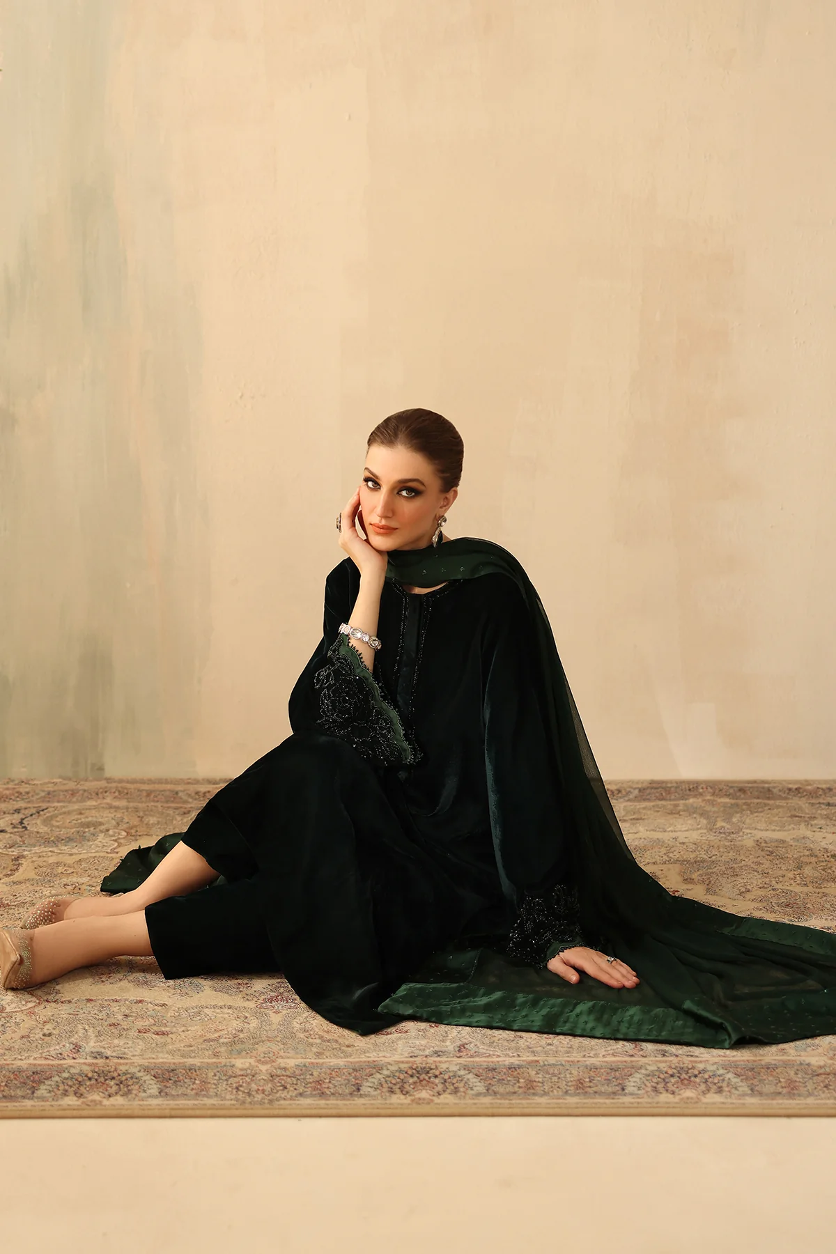 EMBROIDERED VELVET PR-1223 - Image 6