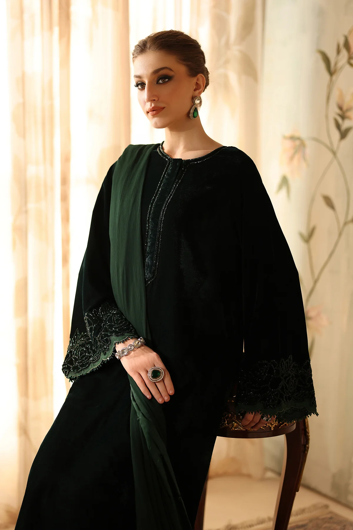 EMBROIDERED VELVET PR-1223 - Image 7