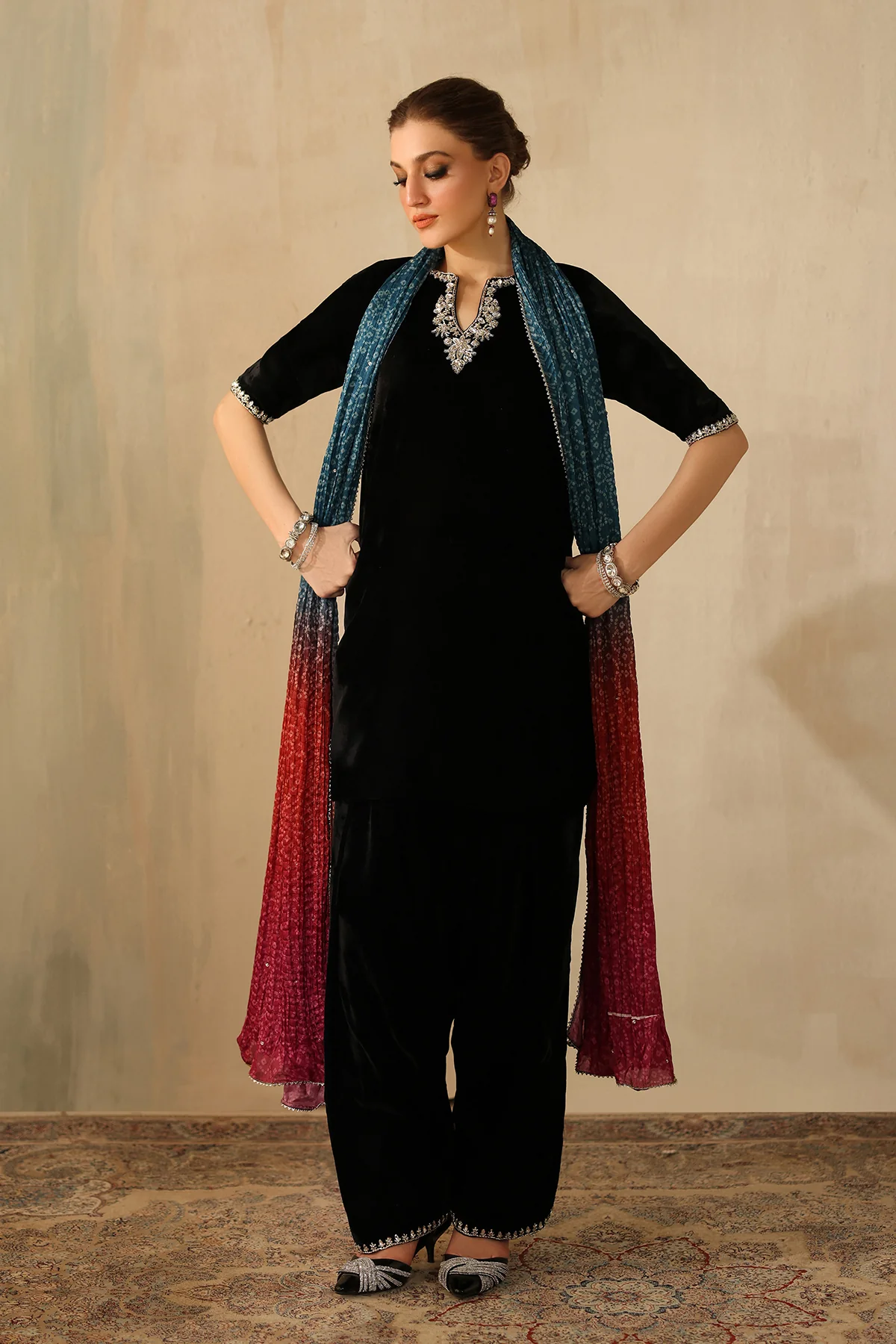 EMBROIDERED VELVET PR-1224 - Image 7