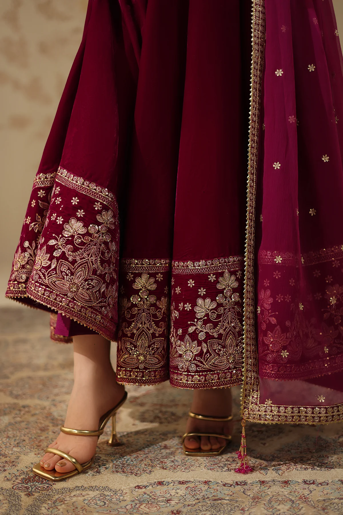 EMBROIDERED VELVET PR-1225 - Image 11