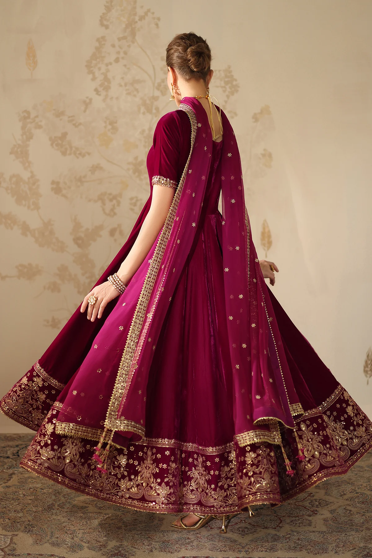 EMBROIDERED VELVET PR-1225 - Image 5