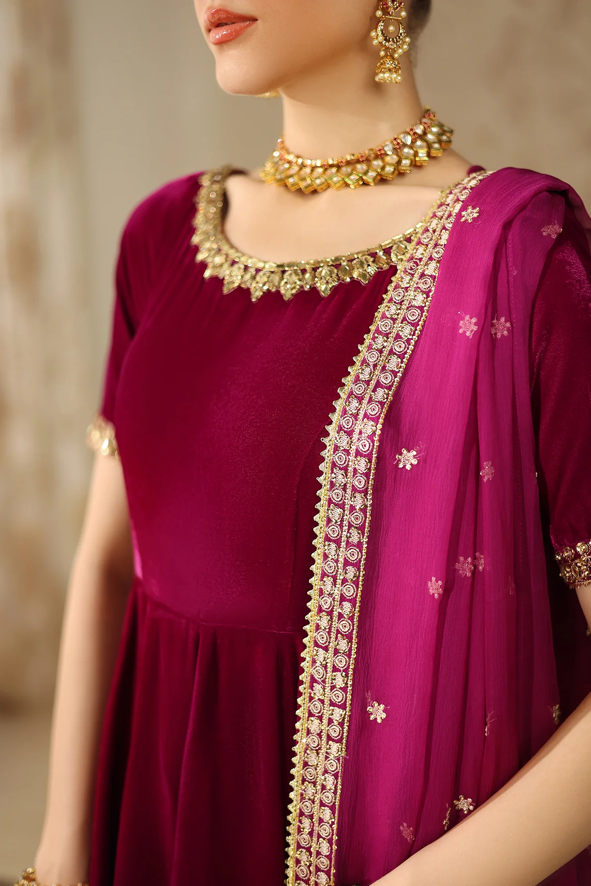 EMBROIDERED VELVET PR-1225 - Image 9