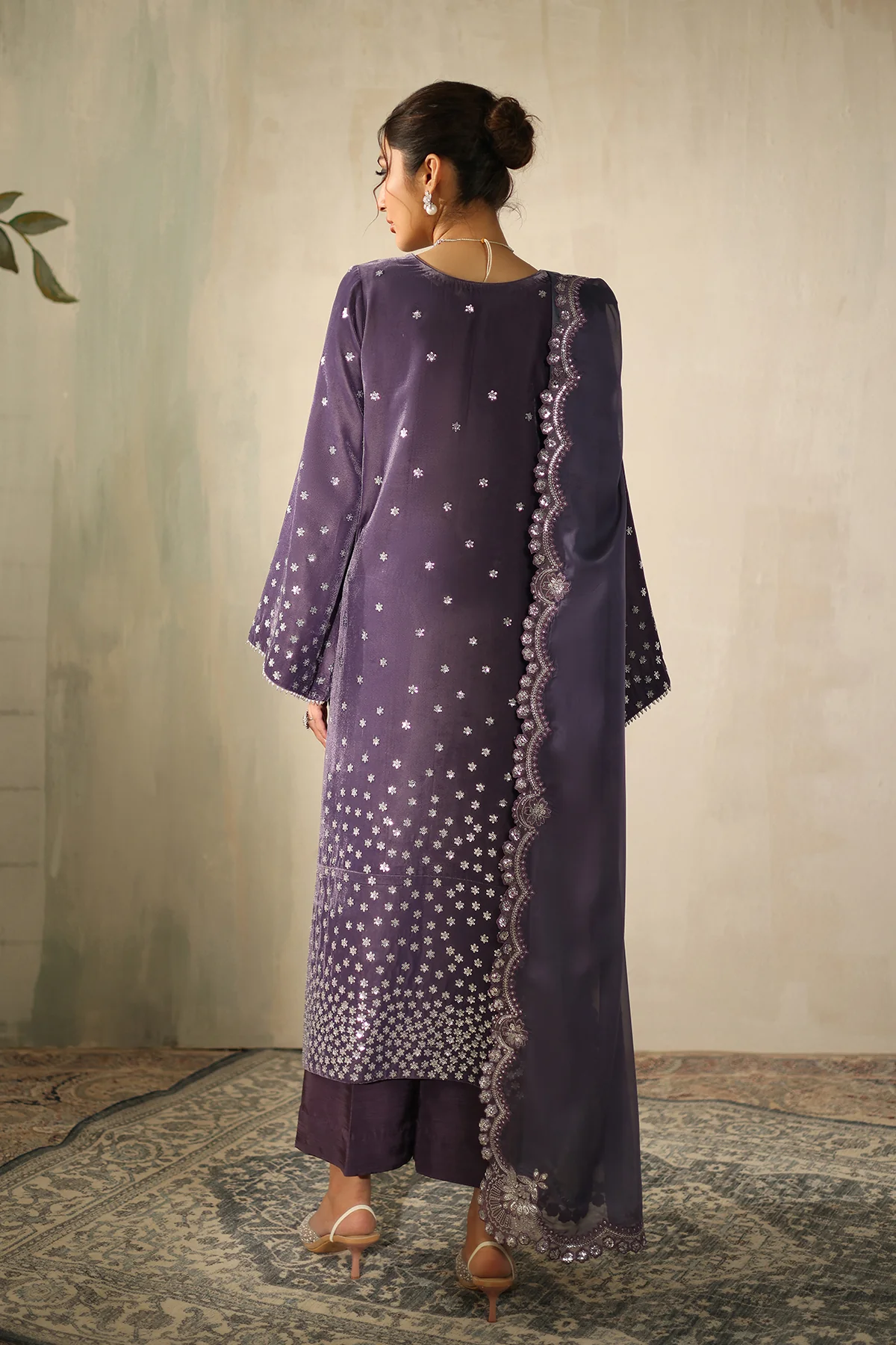EMBROIDERED VELVET PR-1226 - Image 2