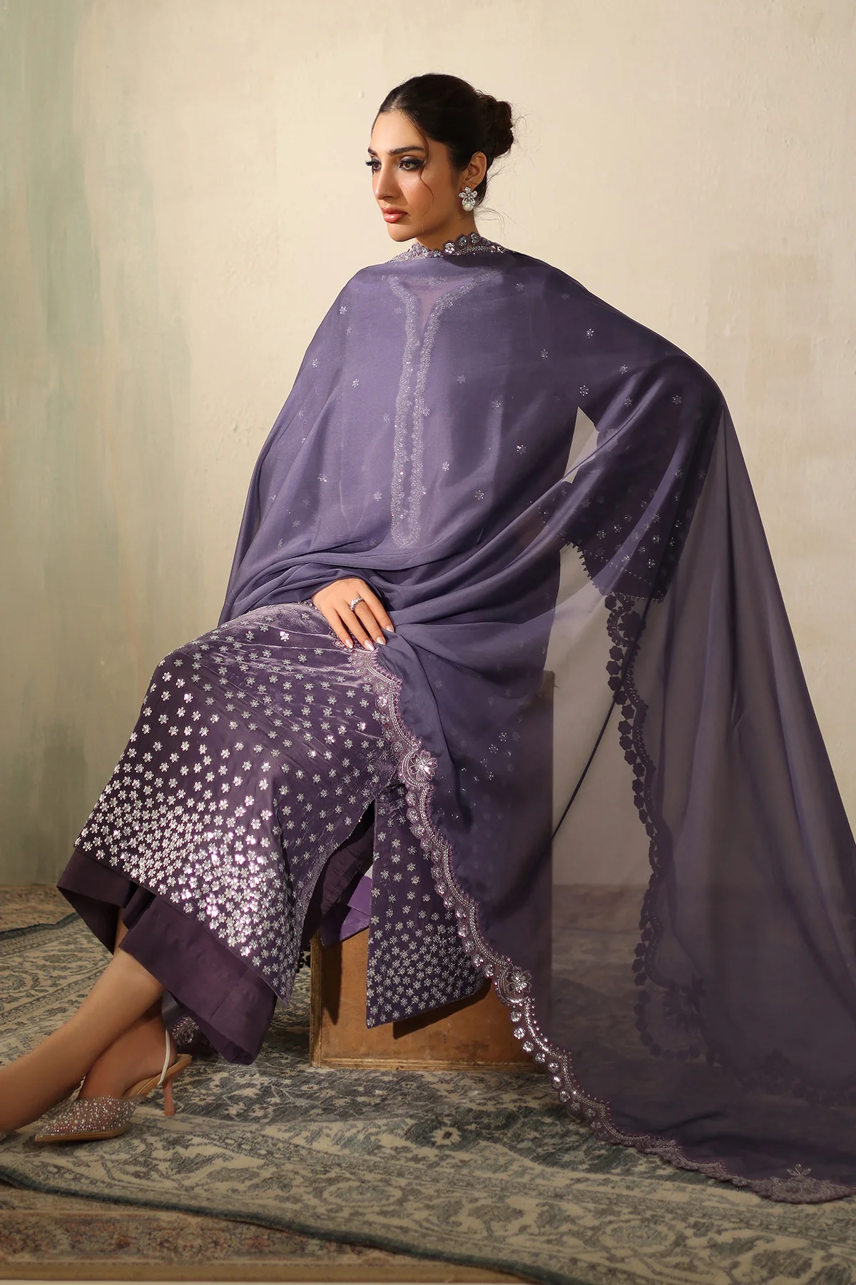 EMBROIDERED VELVET PR-1226 - Image 7